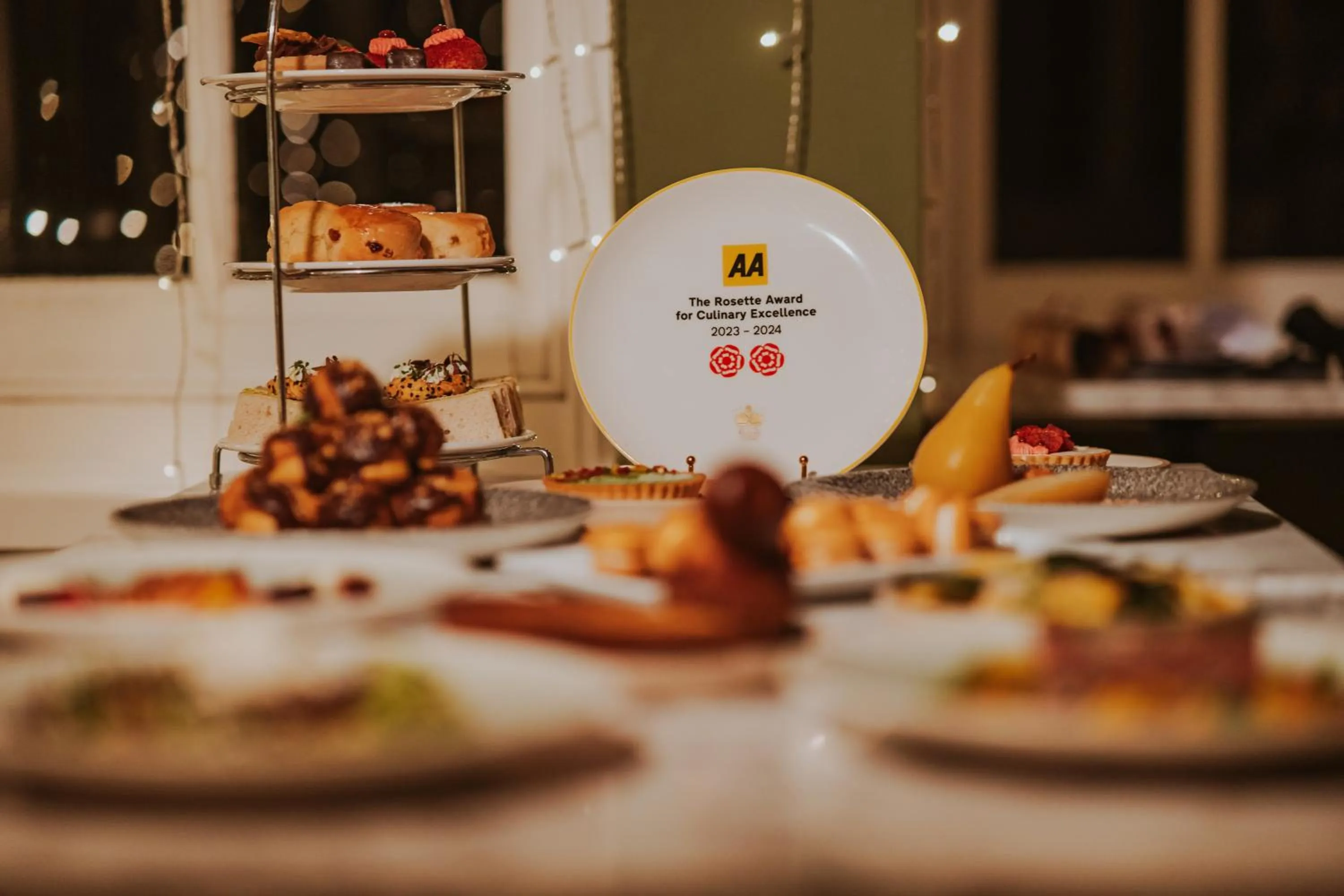 Food and drinks in B&B Downham Hall