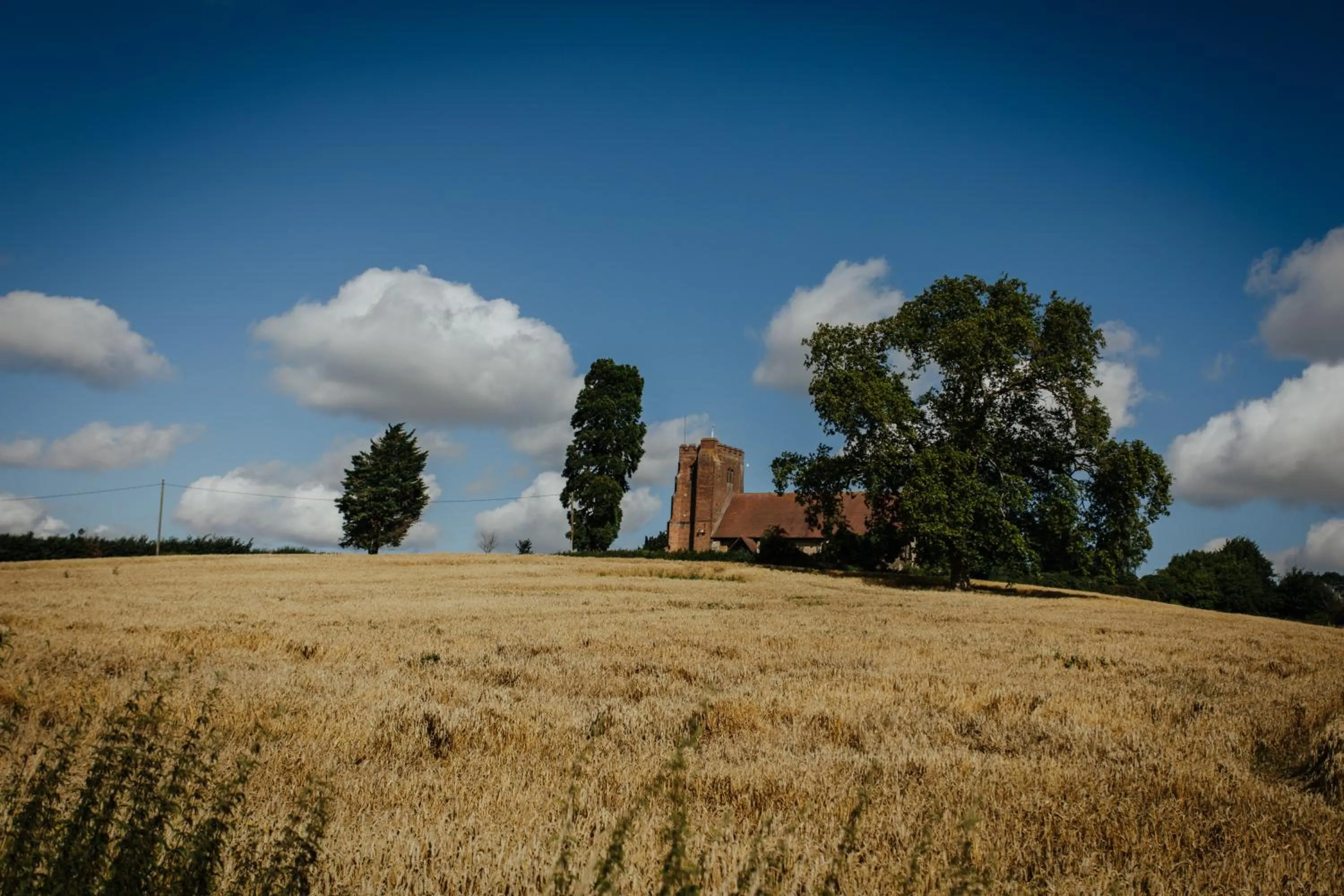 Landmark view in B&B Downham Hall