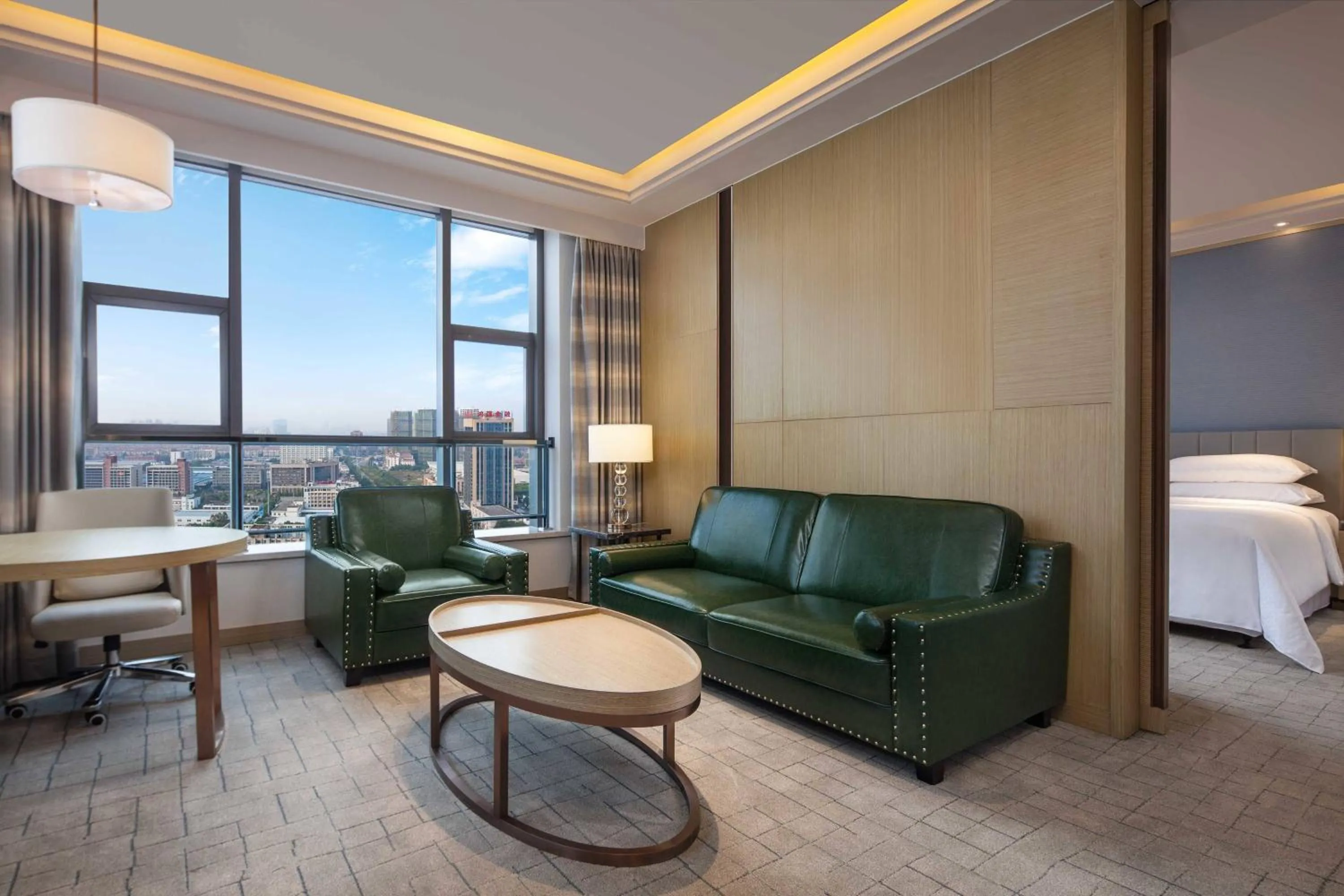 Bedroom, Bed in Four Points by Sheraton Hefei, Baohe