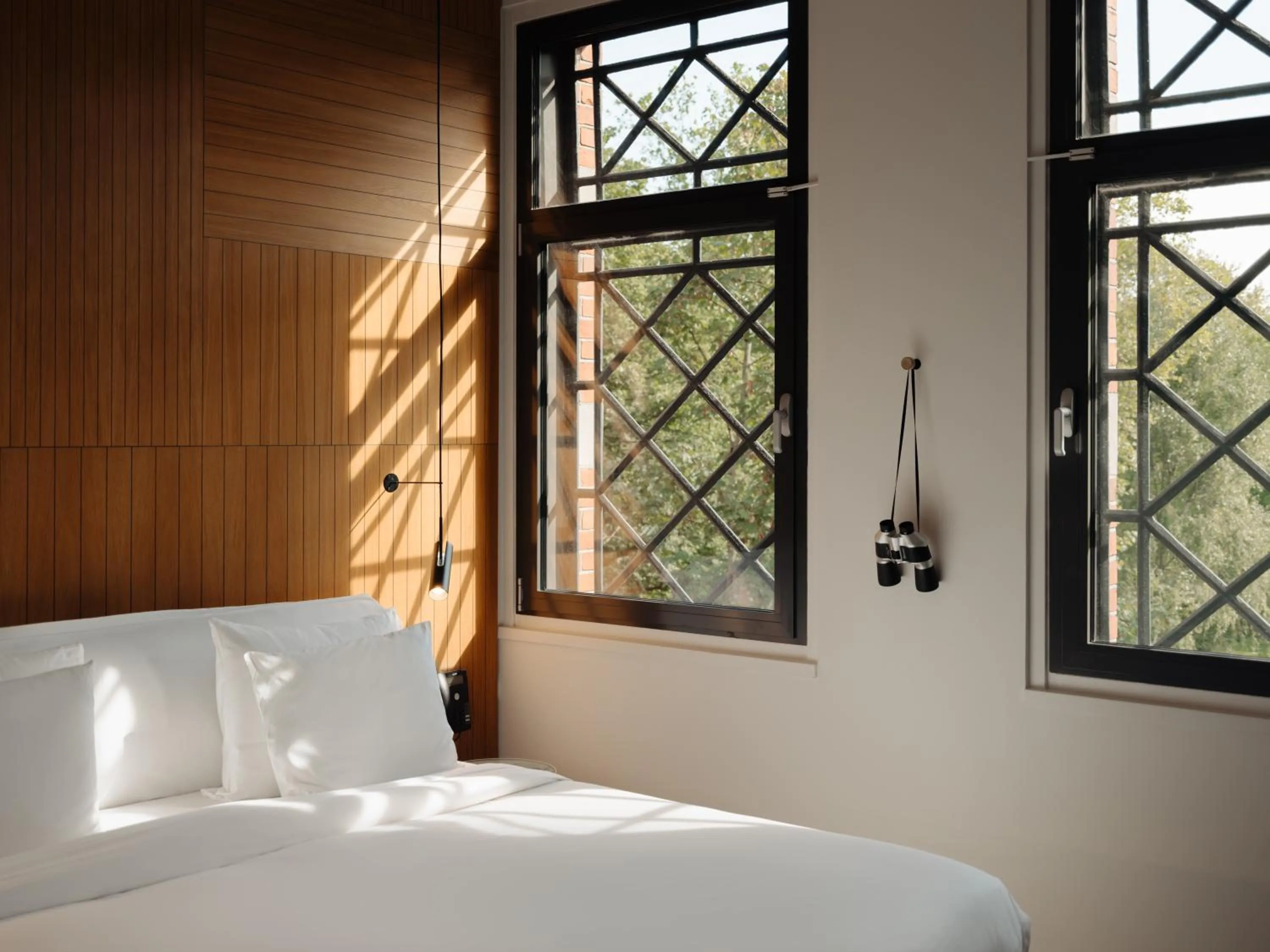 Bed in Conscious Hotel Westerpark