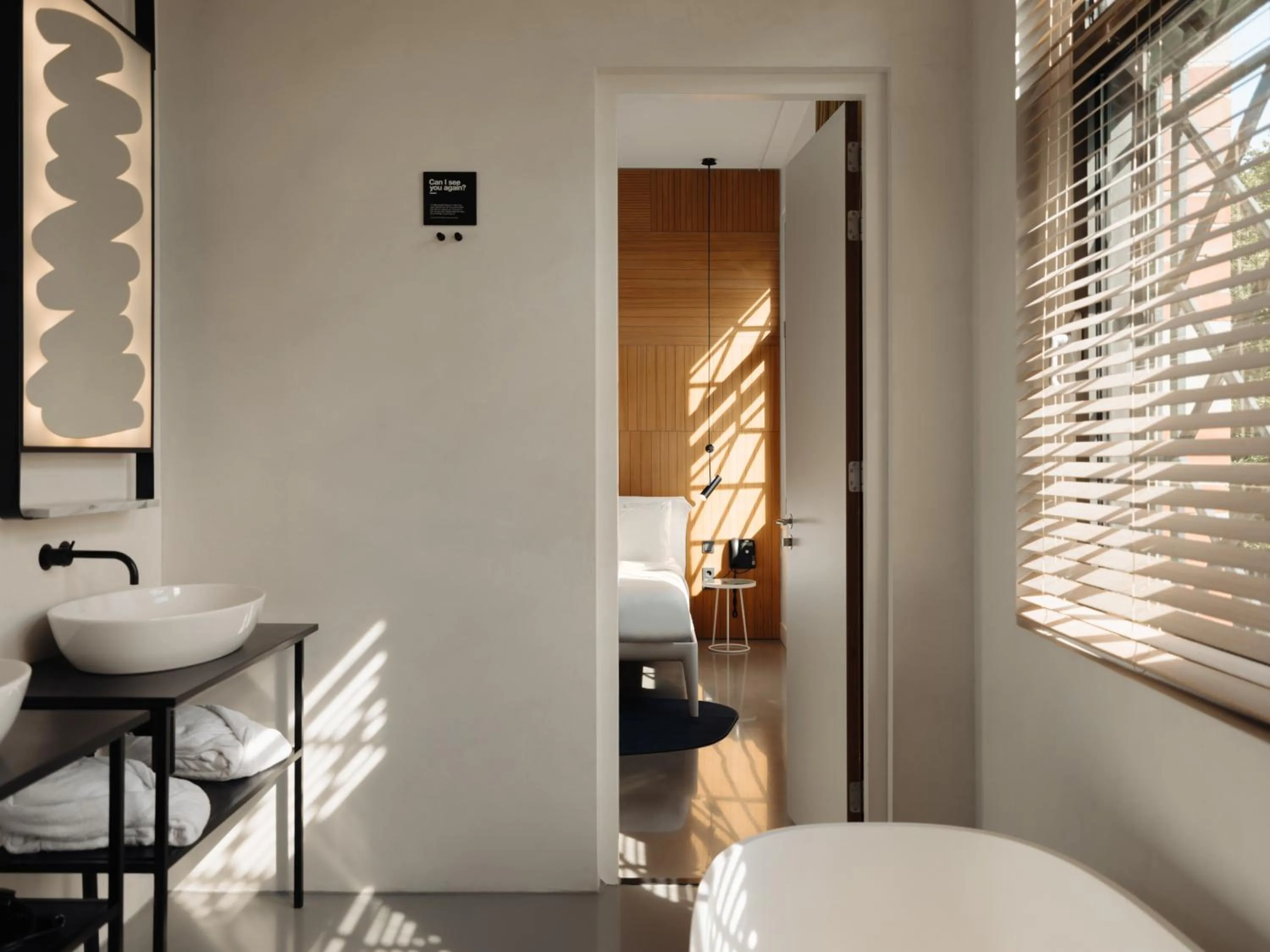 Bed in Conscious Hotel Westerpark