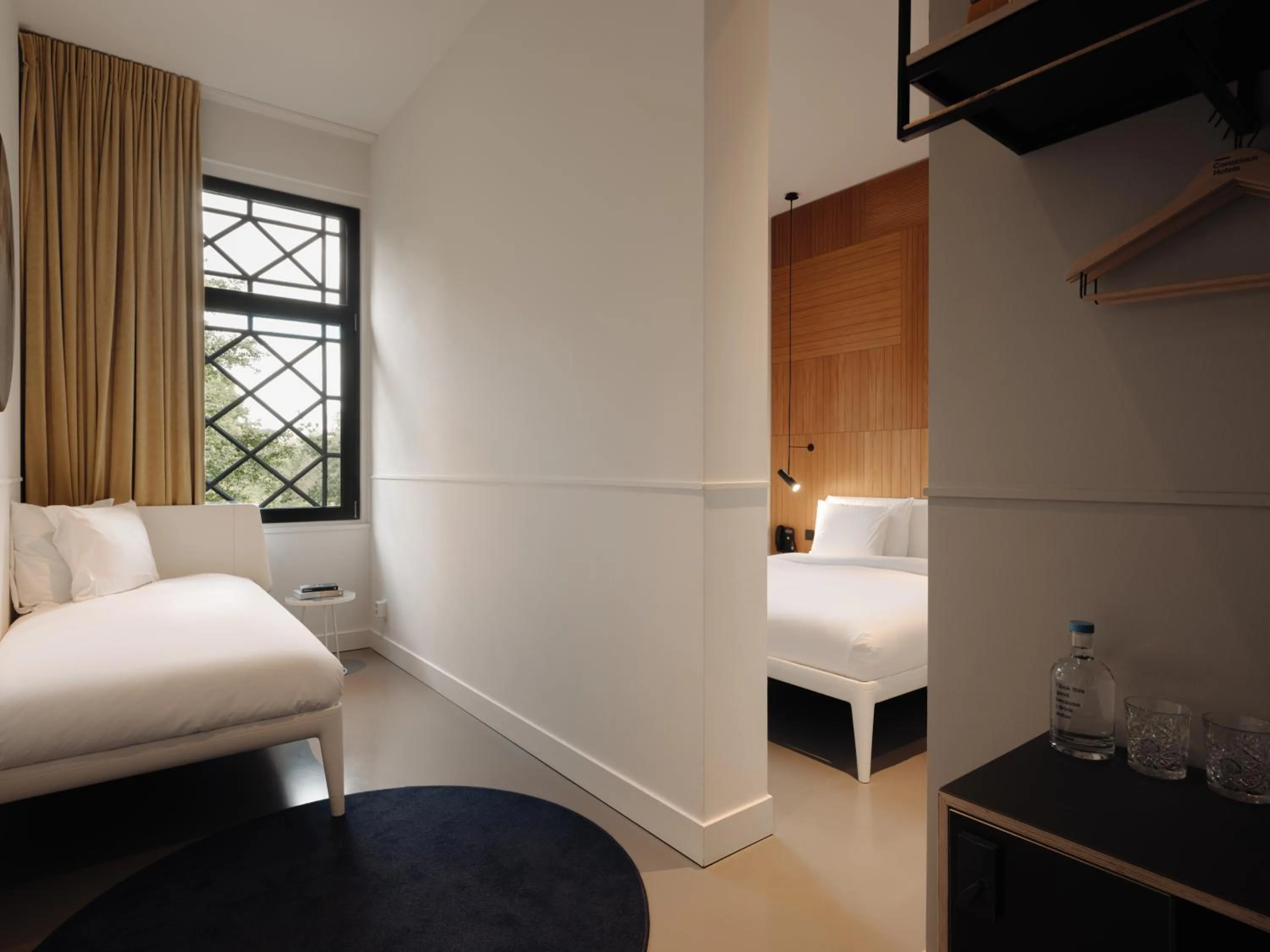 Bed in Conscious Hotel Westerpark