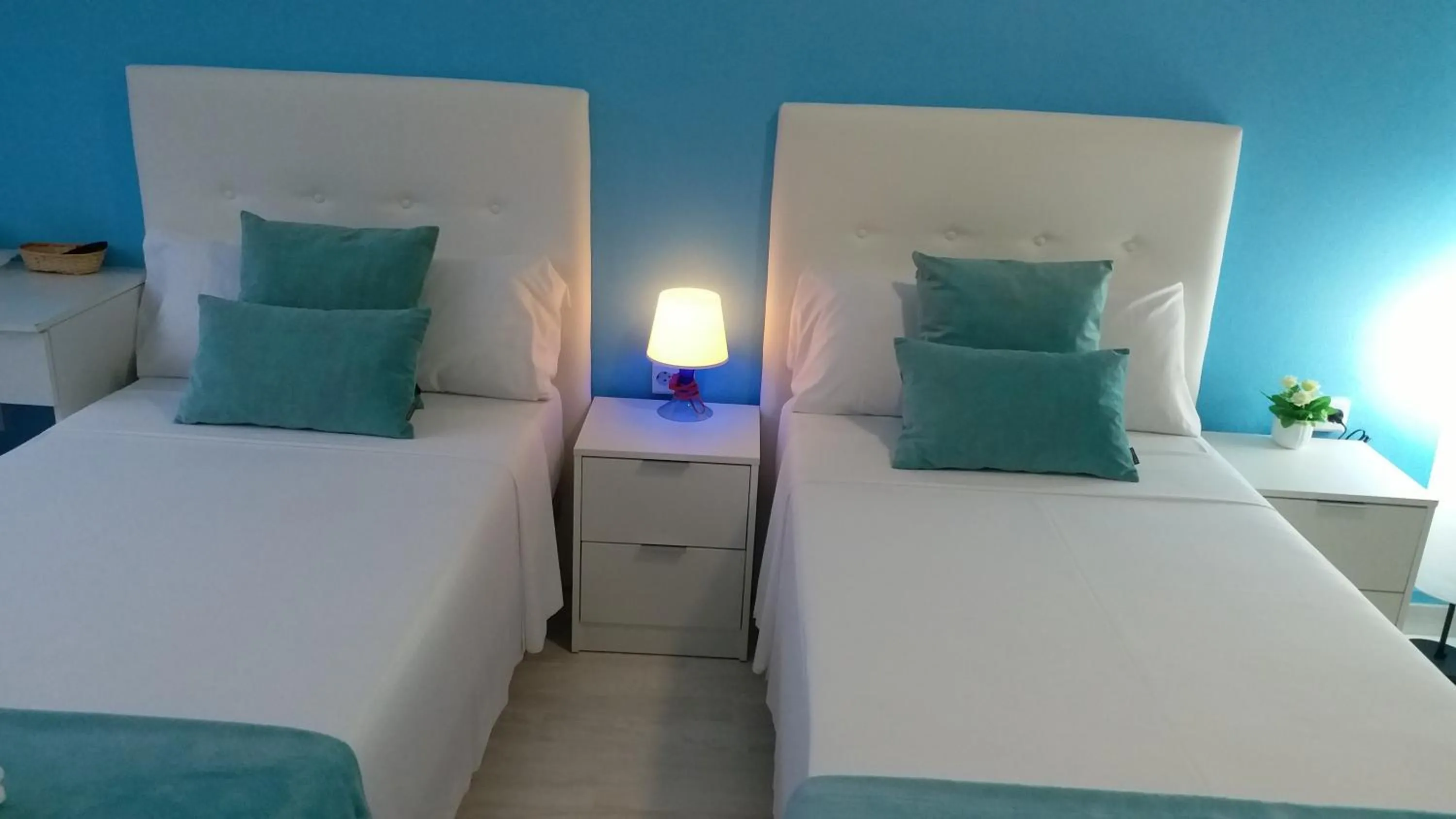 Bed in Pensión Mar Azul
