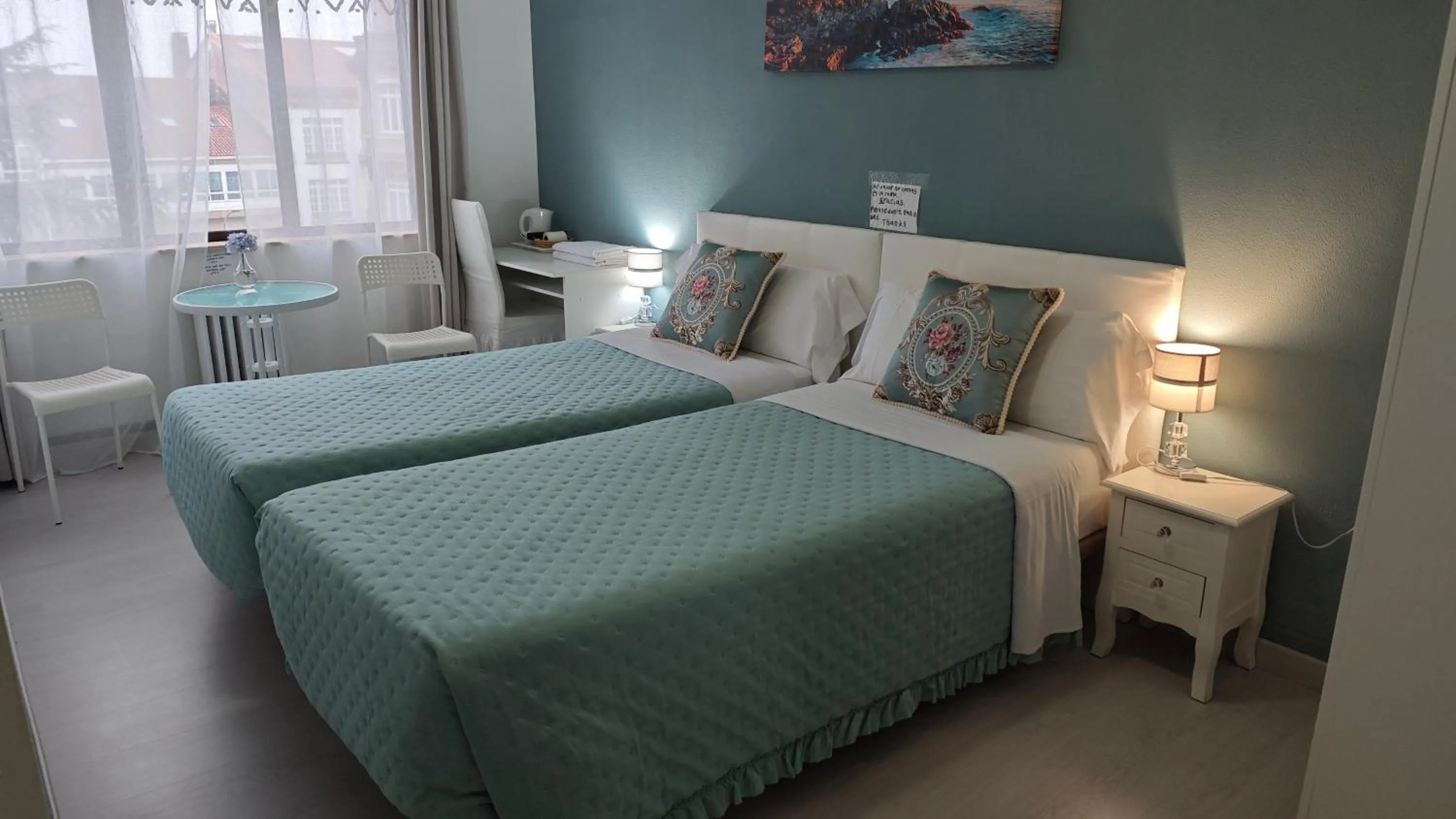 Bed in Pensión Mar Azul