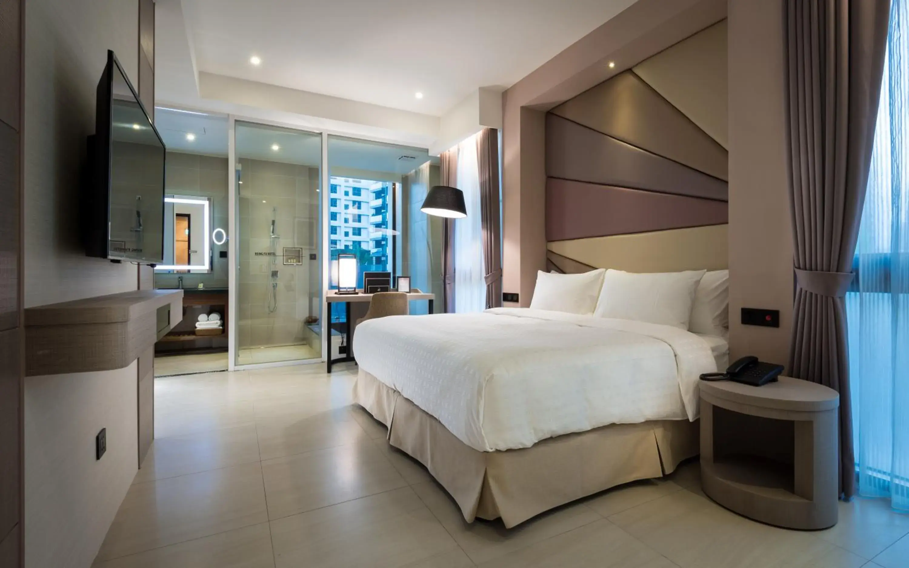 Photo of the whole room, Bed in Hsing Fu Hot Spring Hotel Photo of the whole room, Bed in Hsing Fu Hot Spring Hotel