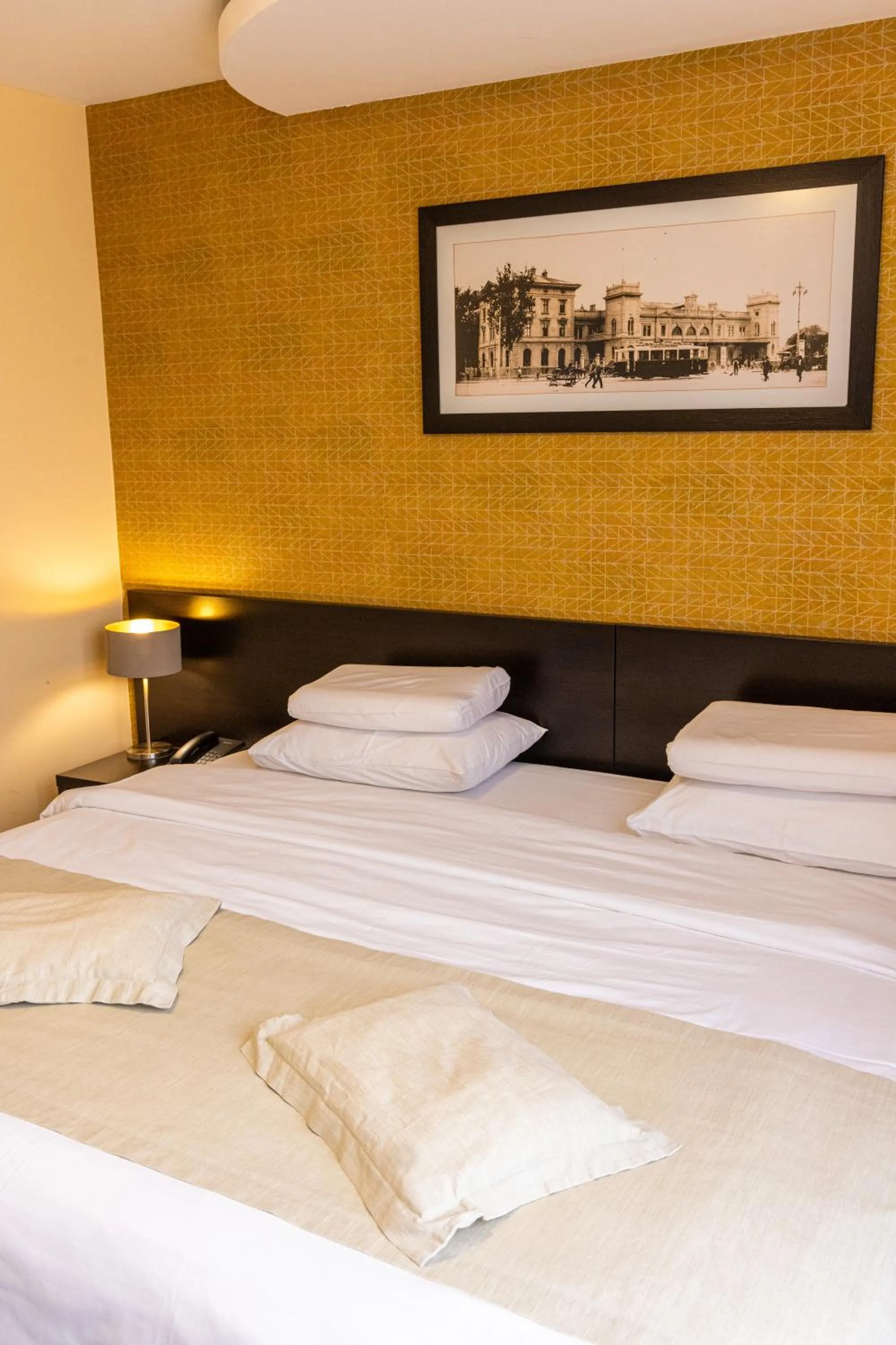 Bed in Garni Hotel Nevski