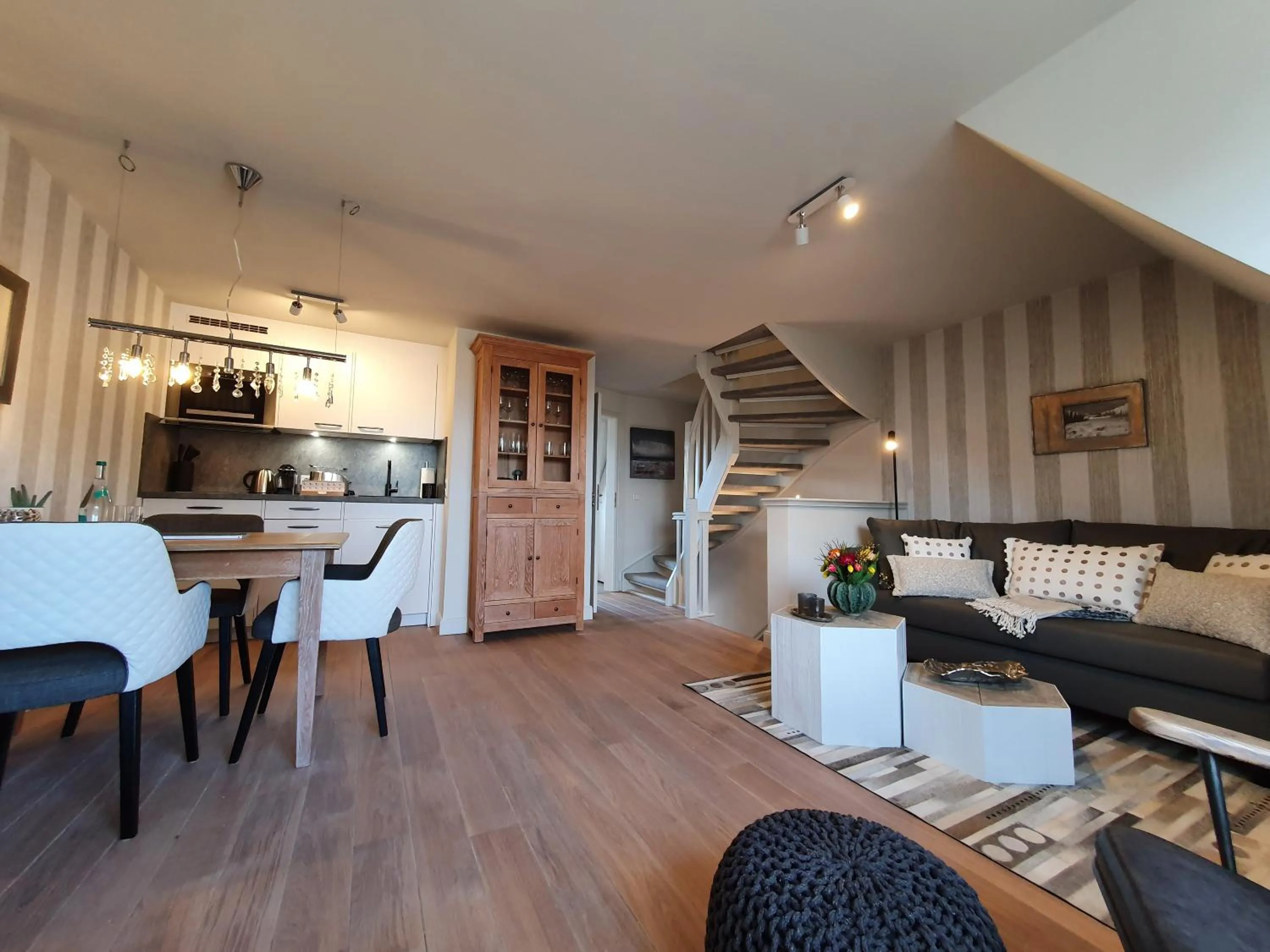 Kitchen or kitchenette in Hotel Duene