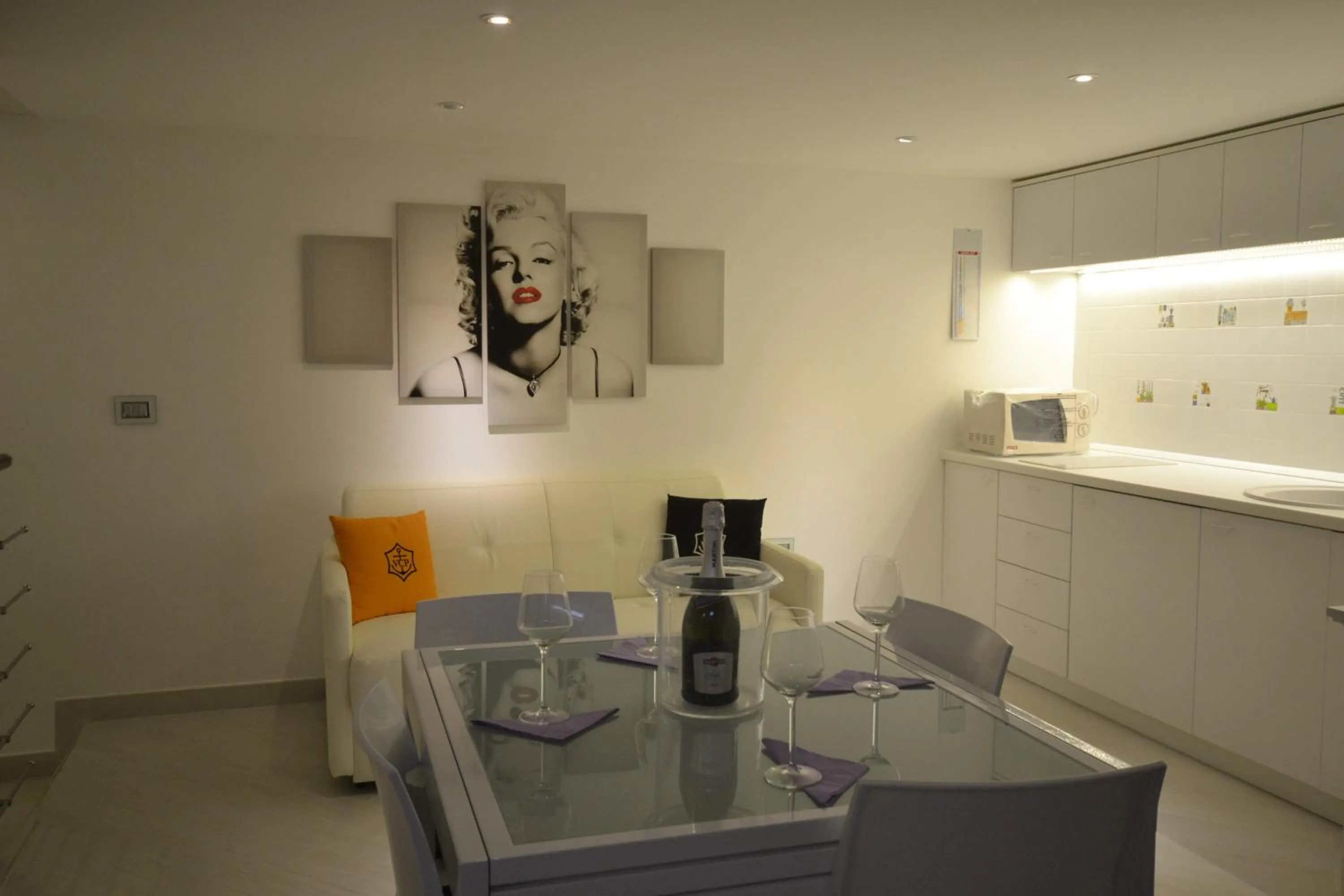 Dining area in Golden Bay