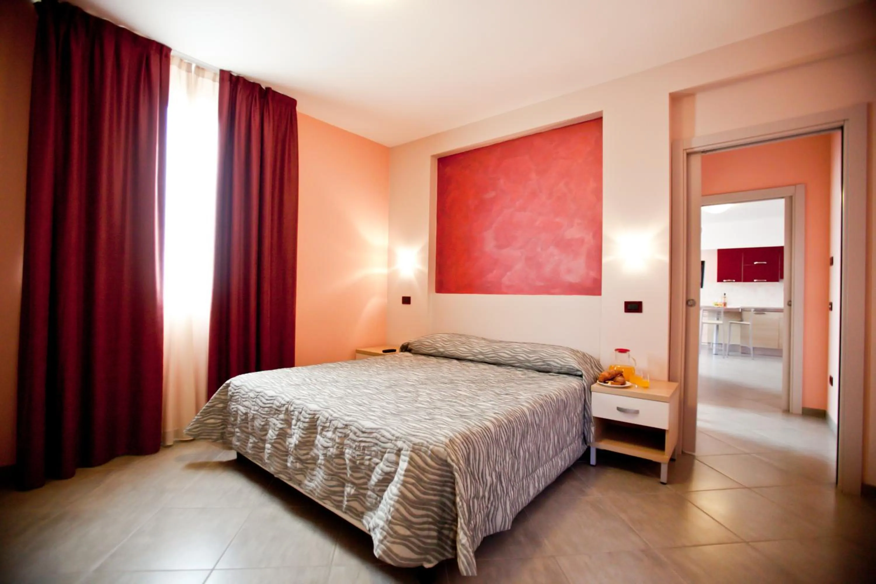 Bed in Hotel La Cartiera