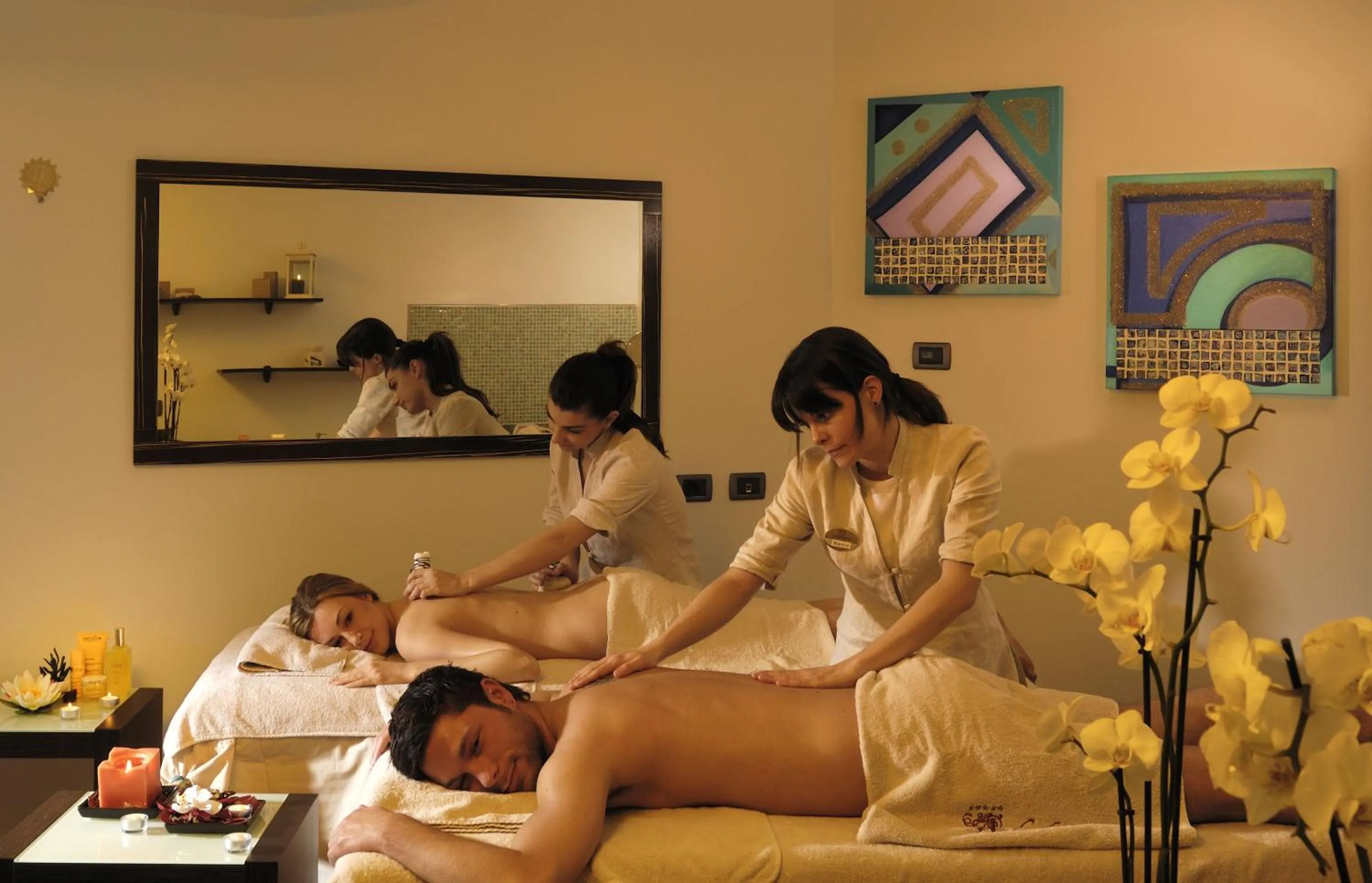 Staff in Hotel La Cartiera