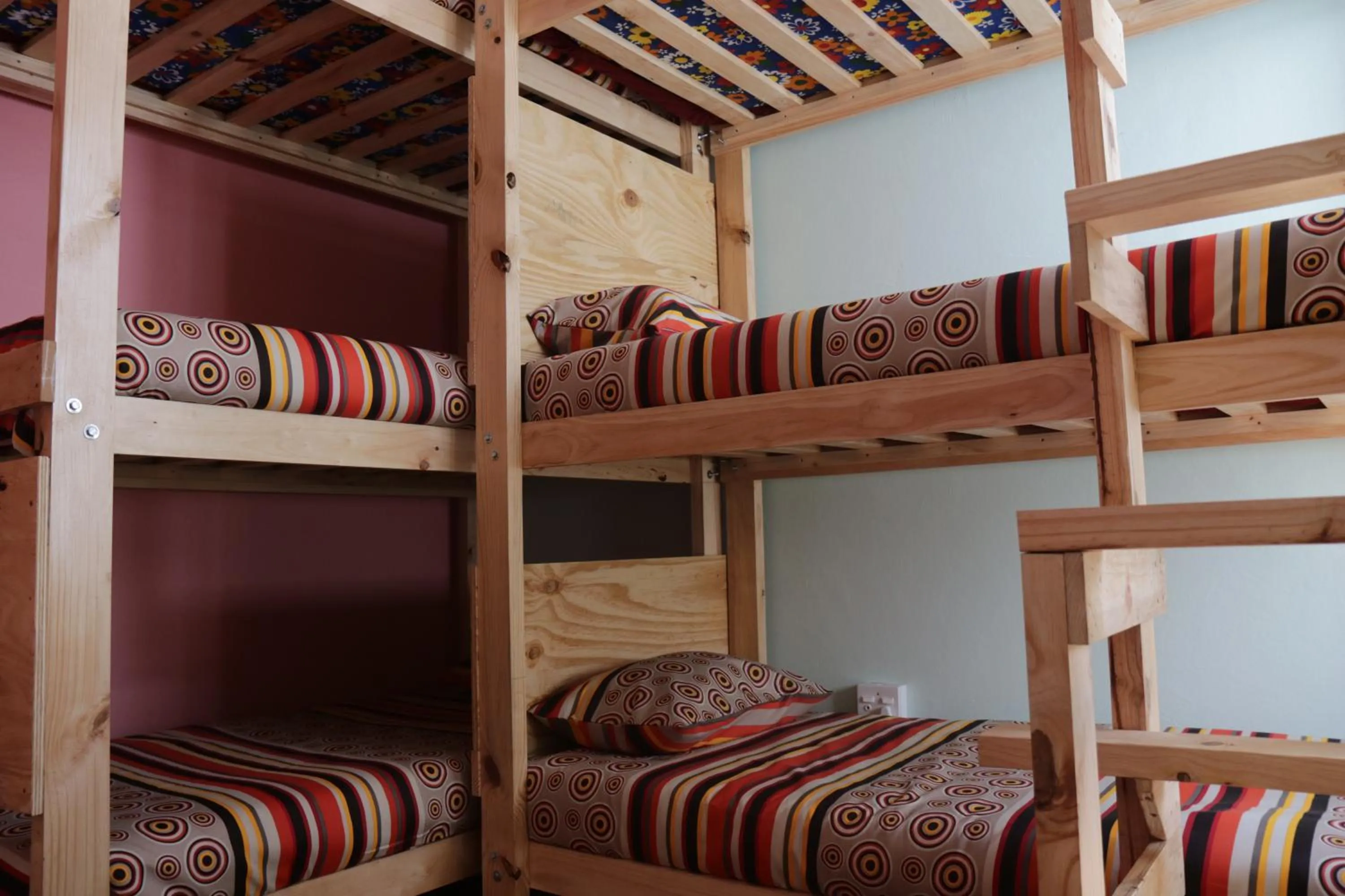 Decorative detail, Bed in Urban Hive Backpackers