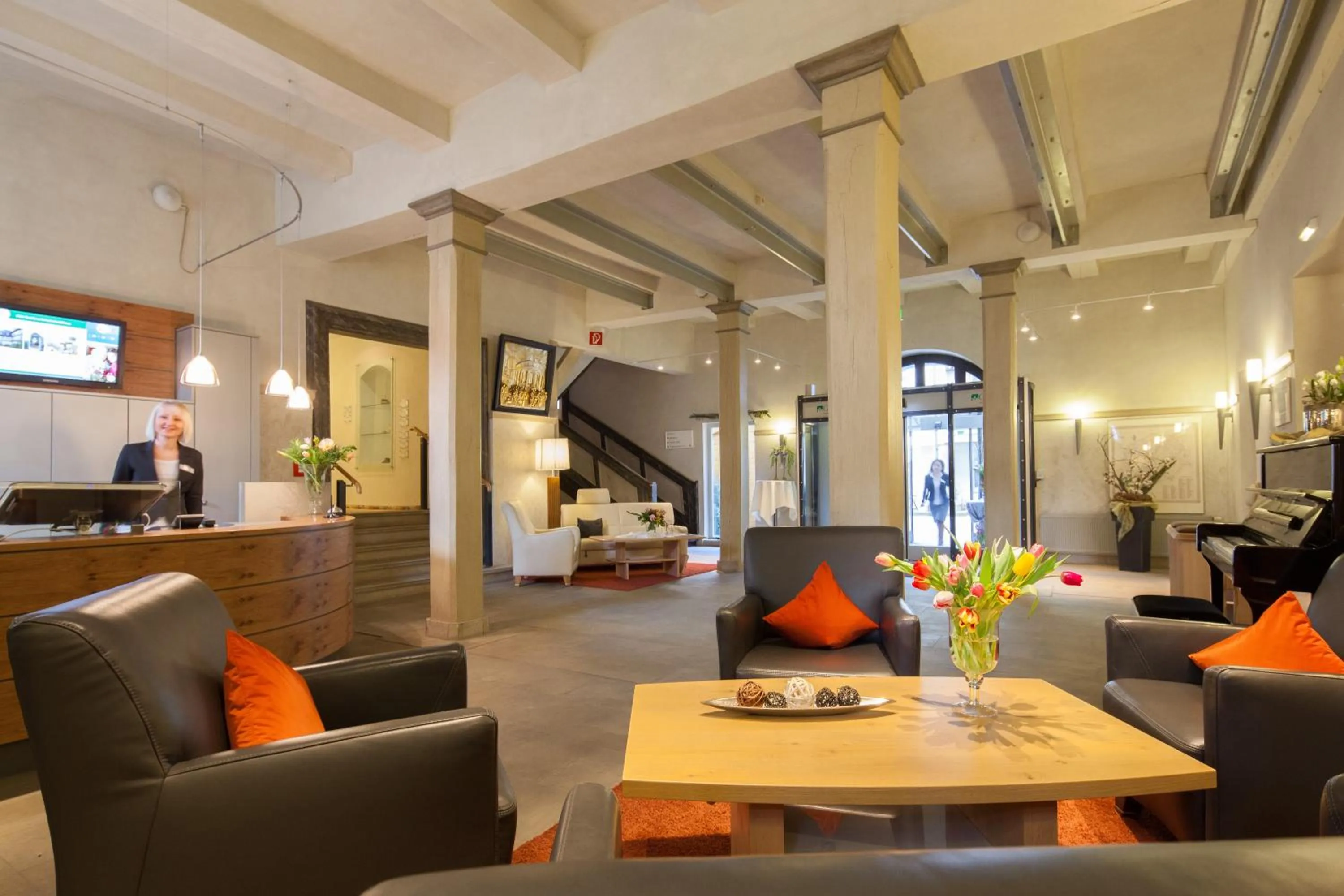 Lobby or reception in GDA Hotel Schwiecheldthaus