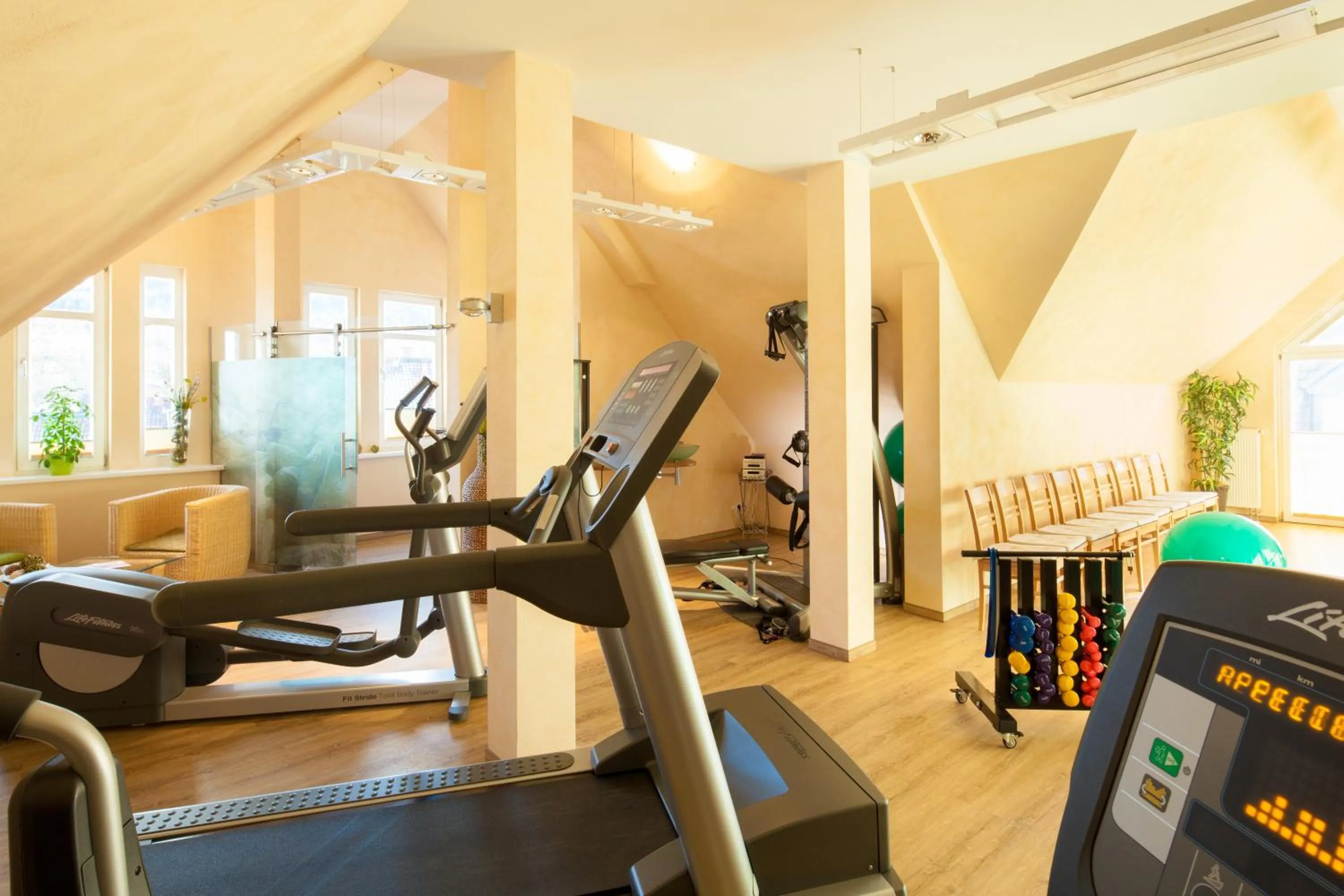 Fitness centre/facilities in GDA Hotel Schwiecheldthaus