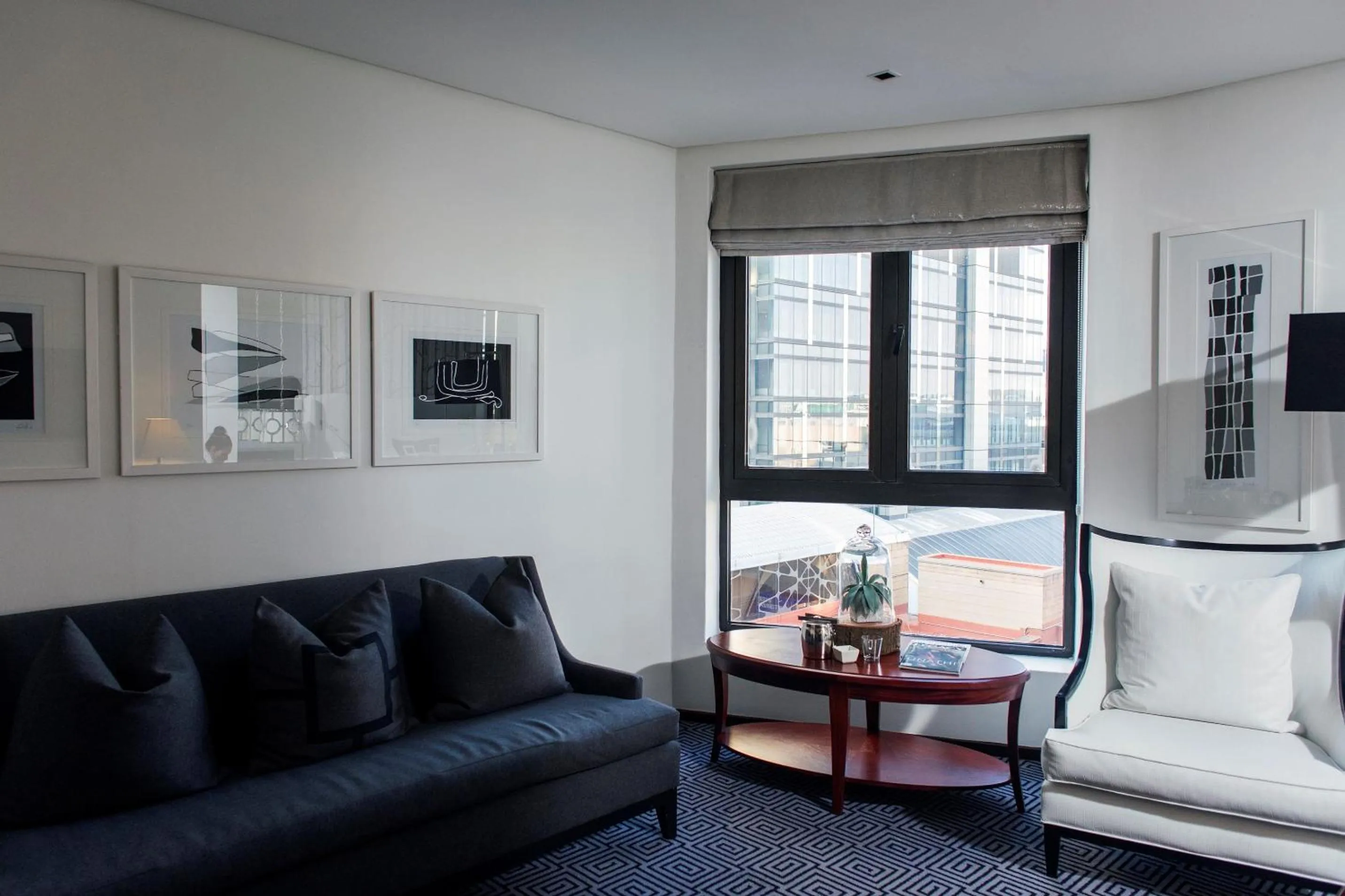 Living room in DAVINCI Hotel on Nelson Mandela Square