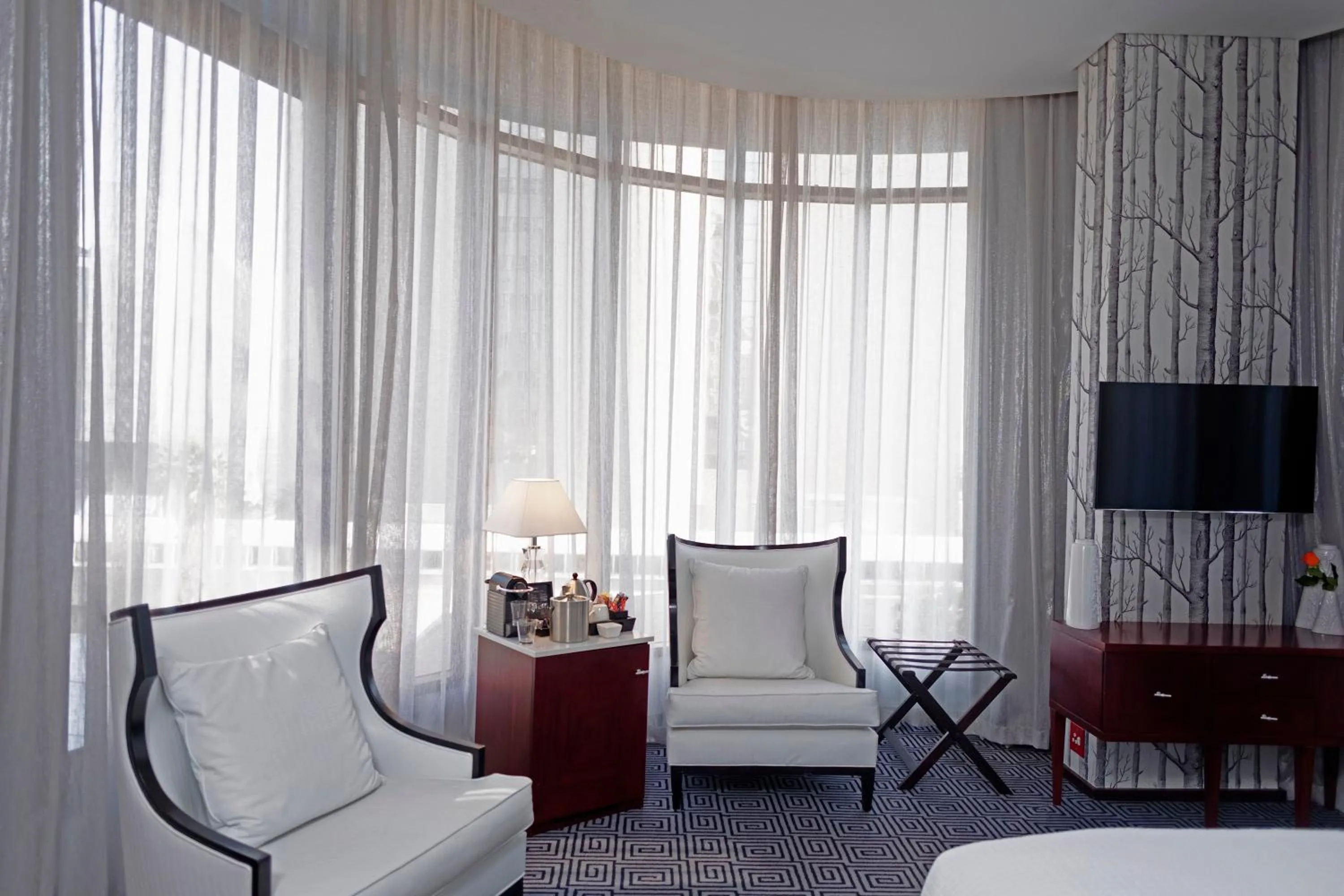 Seating area in DAVINCI Hotel on Nelson Mandela Square