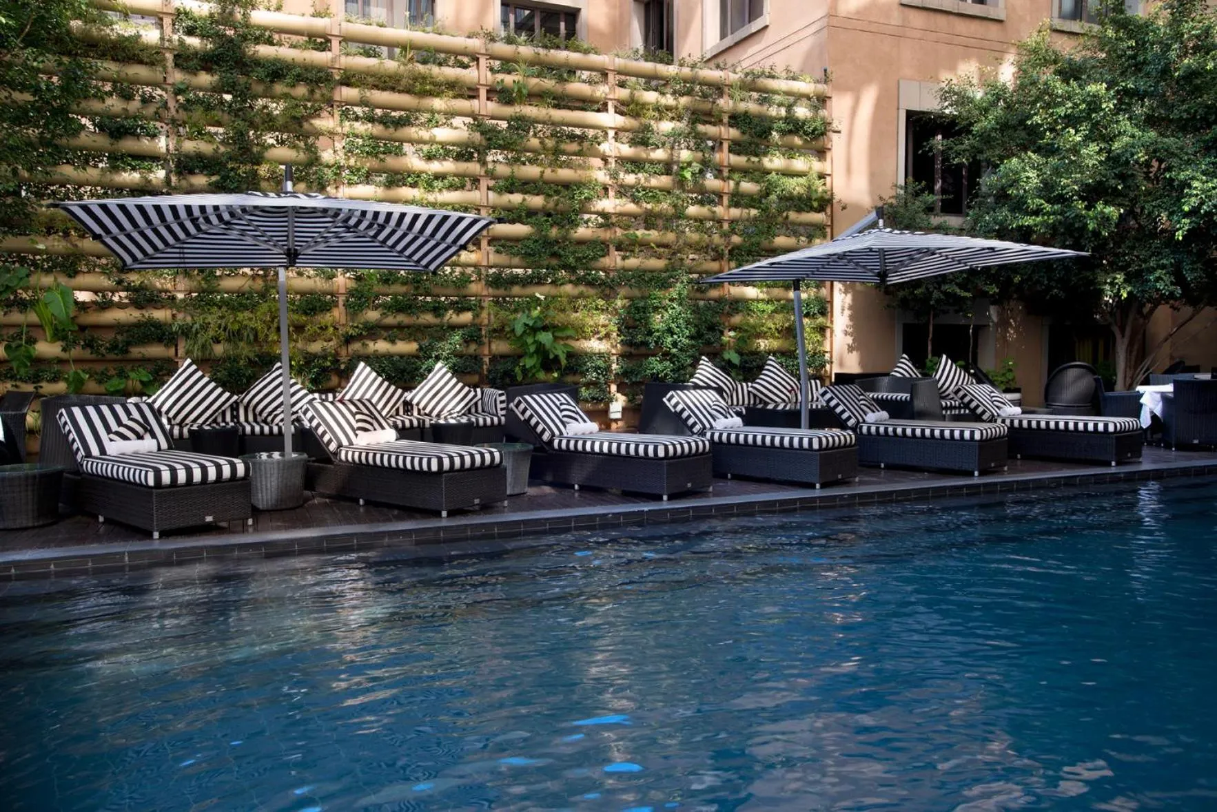 Patio in DAVINCI Hotel on Nelson Mandela Square