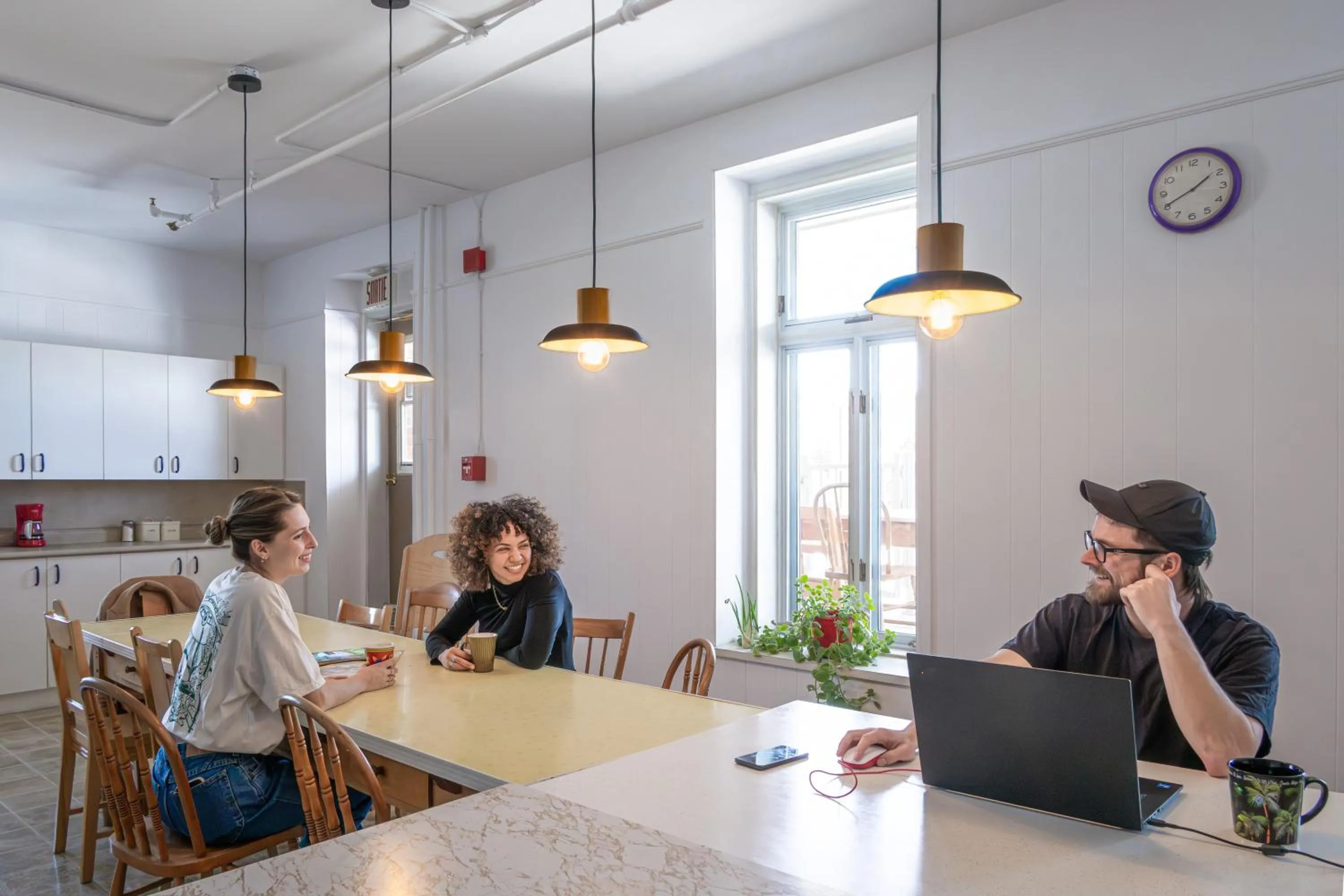 kitchen in Auberge de Jeunesse des Balcons
