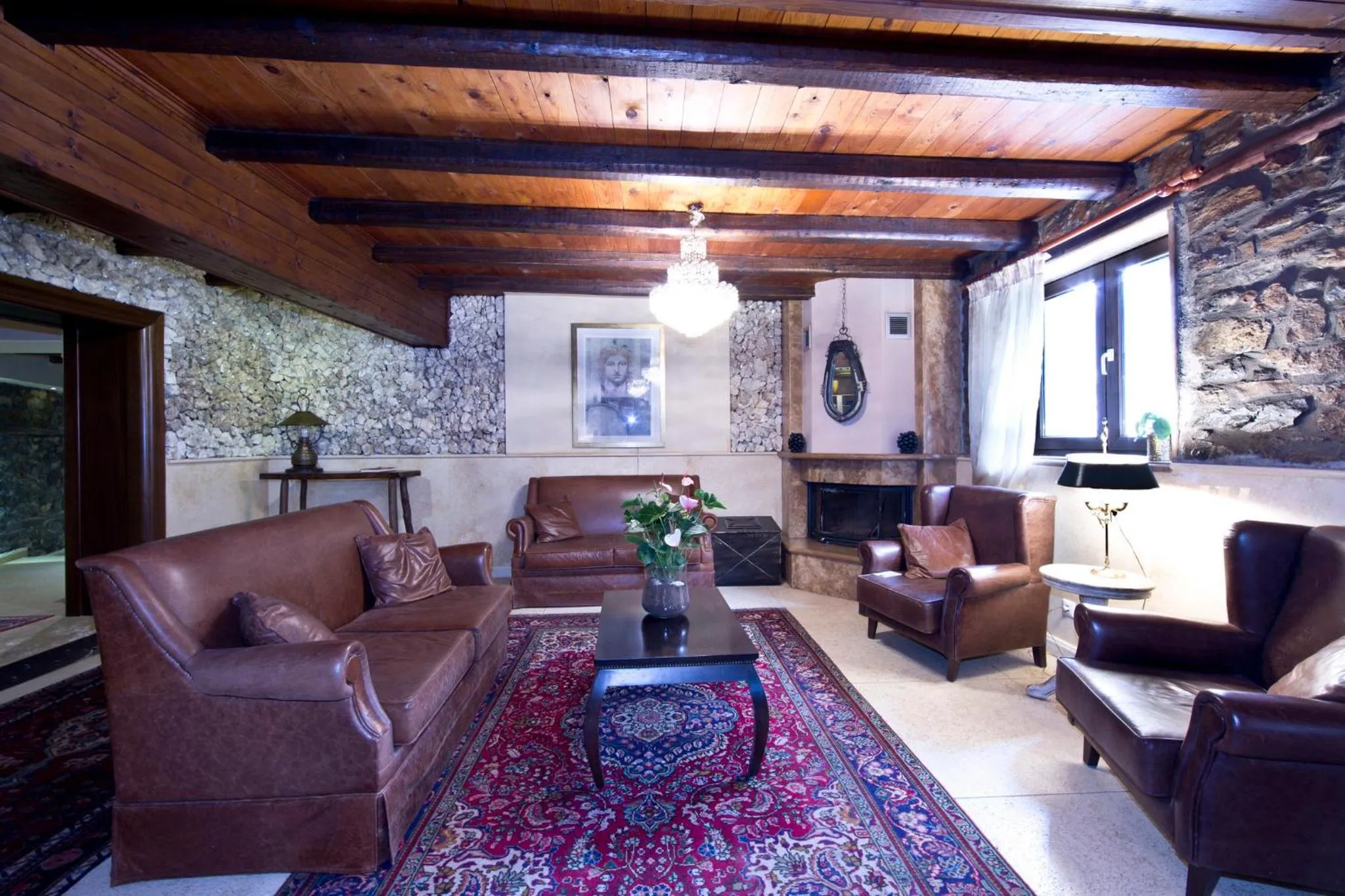 Lobby or reception in Chalet Lithos