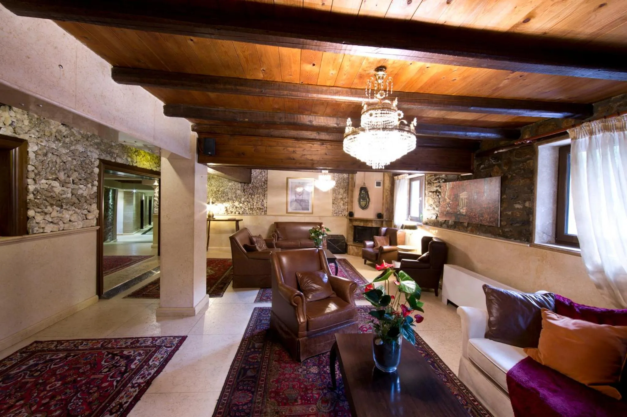 Lobby or reception in Chalet Lithos