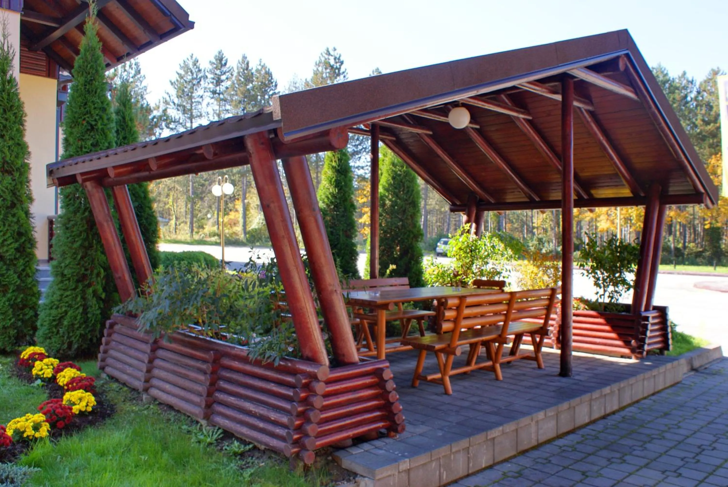 Balcony/Terrace in Hotel Zlatiborska Noc