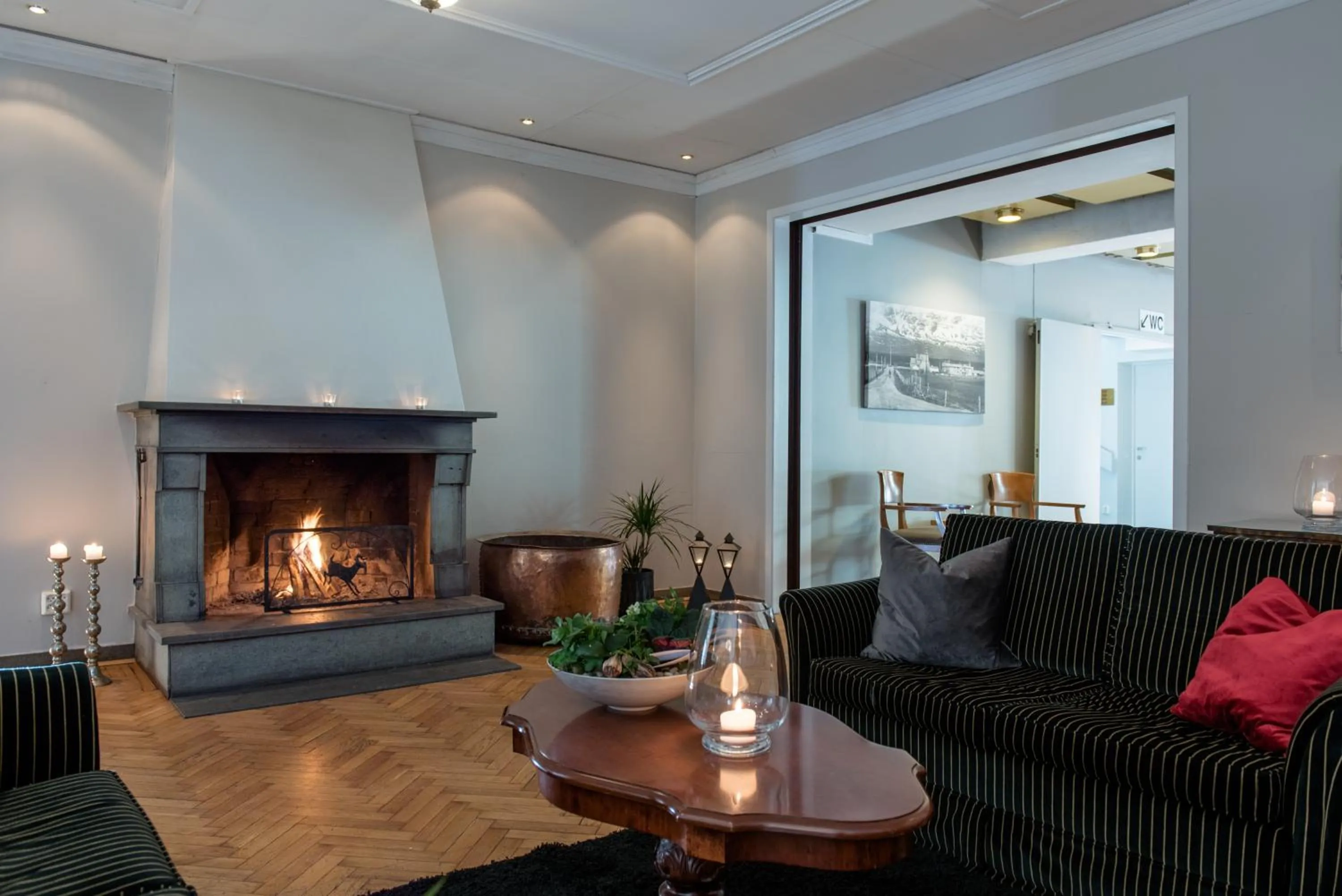 Lobby or reception in Oppdal Turisthotell