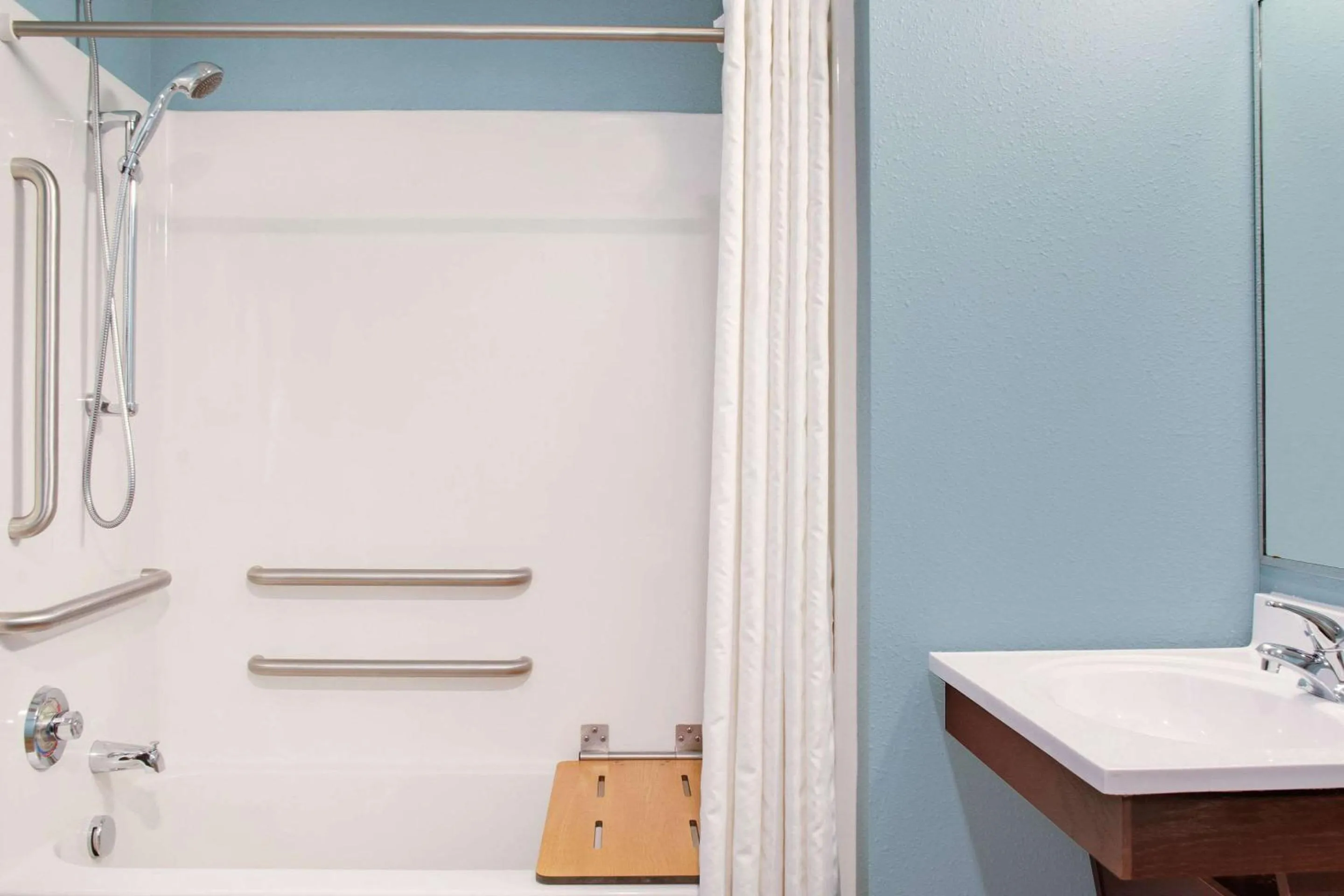 Bathroom in WoodSpring Suites Nashville Airport