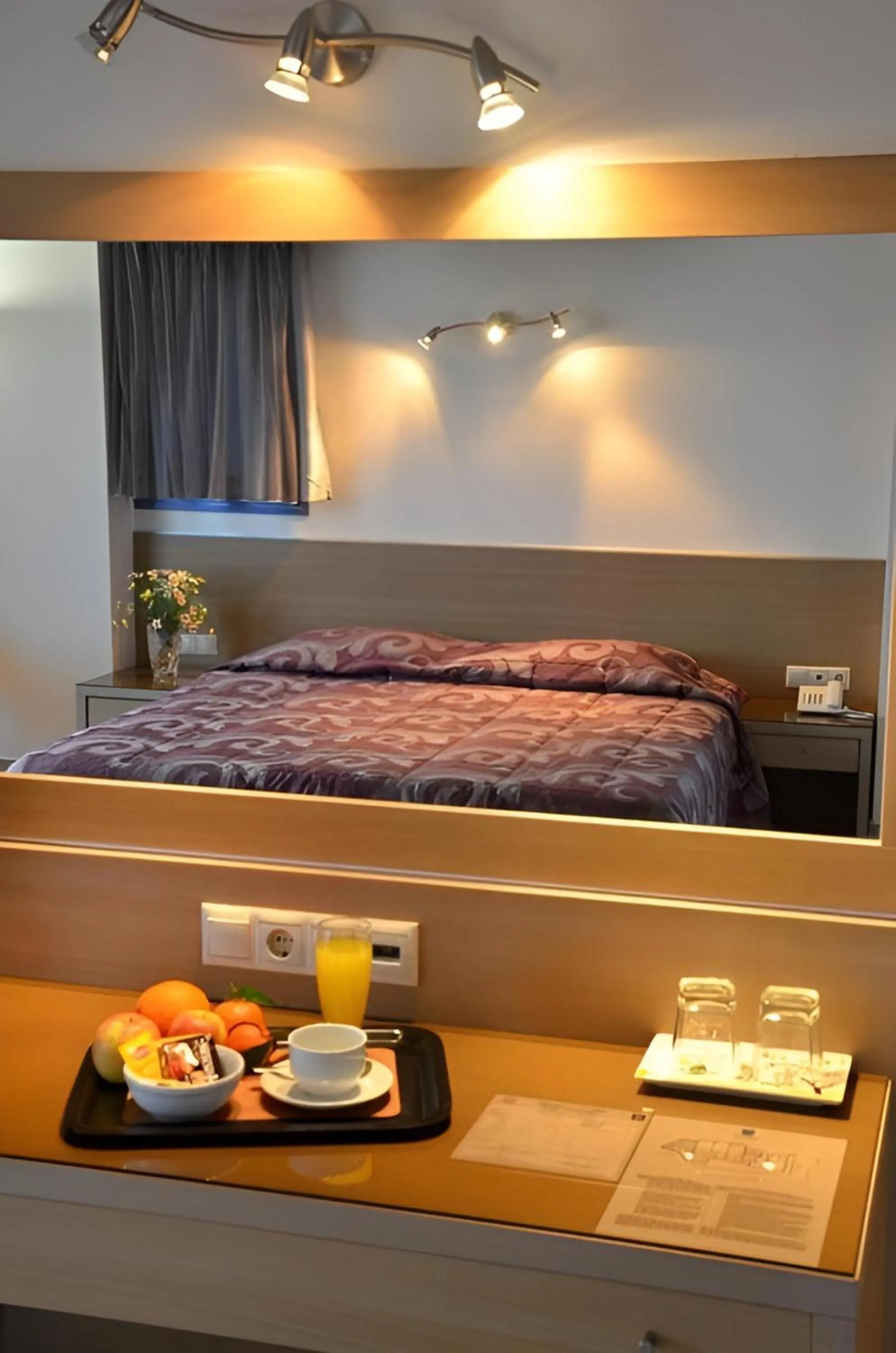 Bed in Kyridis Hotel