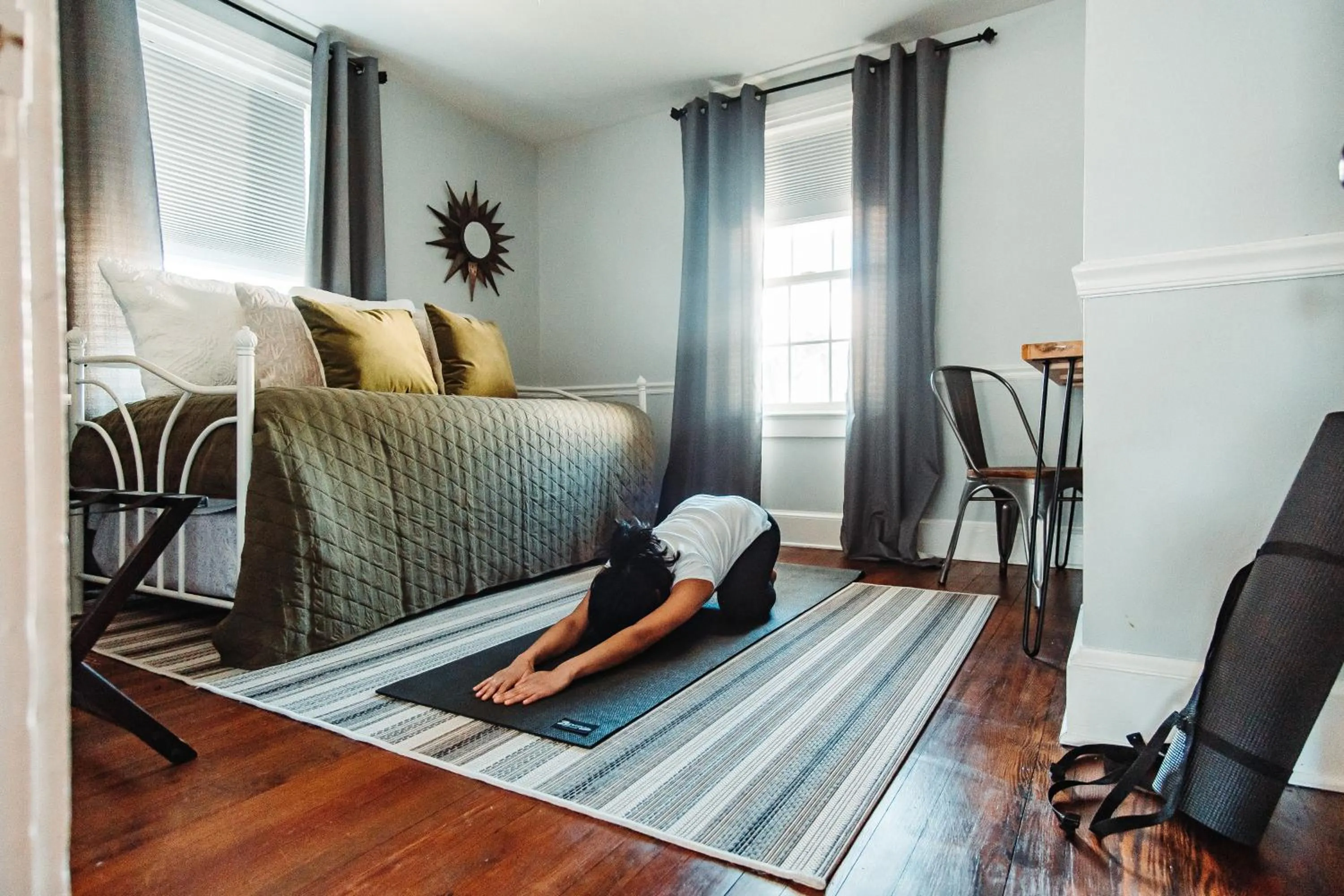 Bed in East Stevens Home