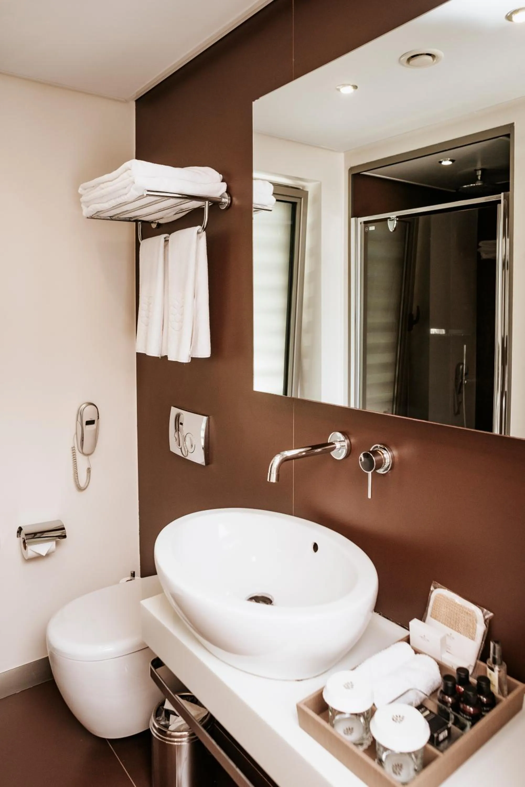 Toilet in Ortunc Hotel - Cunda Island (Adult Only)