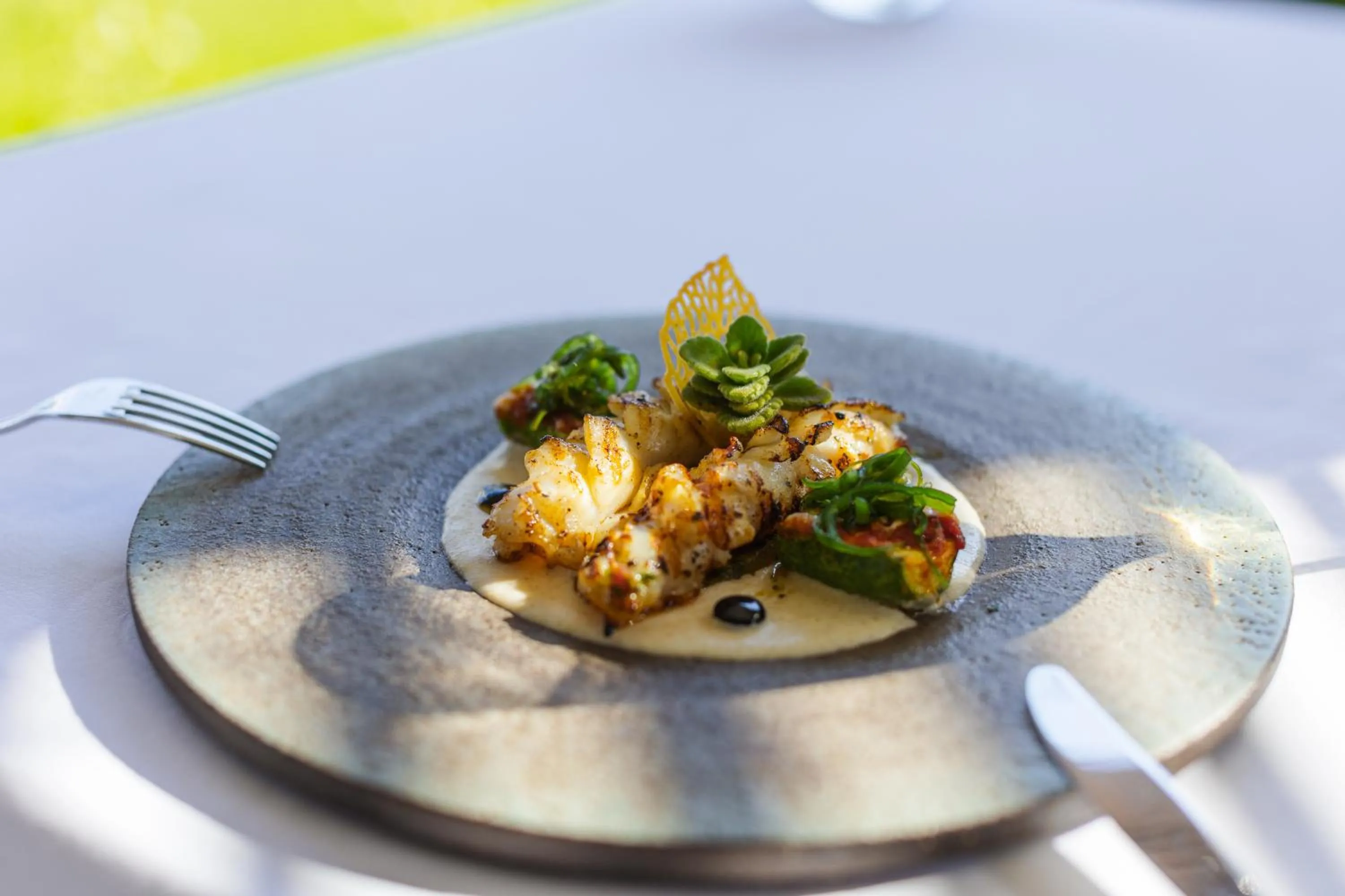 Restaurant/places to eat in Ortunc Hotel - Cunda Island (Adult Only)