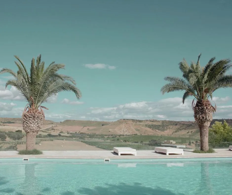 Pool view in Colle San Mauro