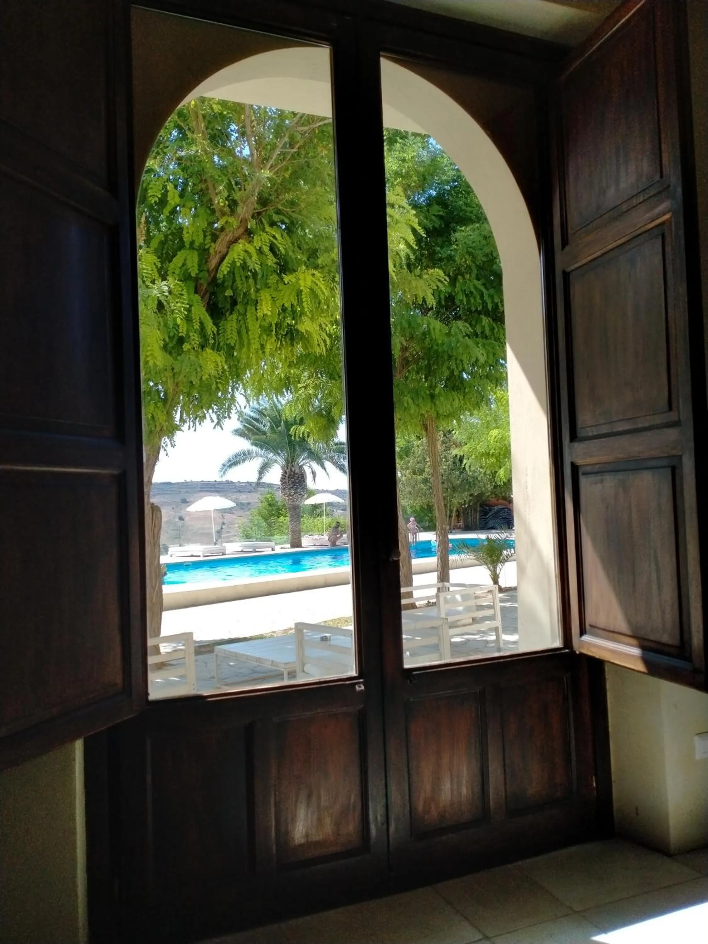 Pool view in Colle San Mauro