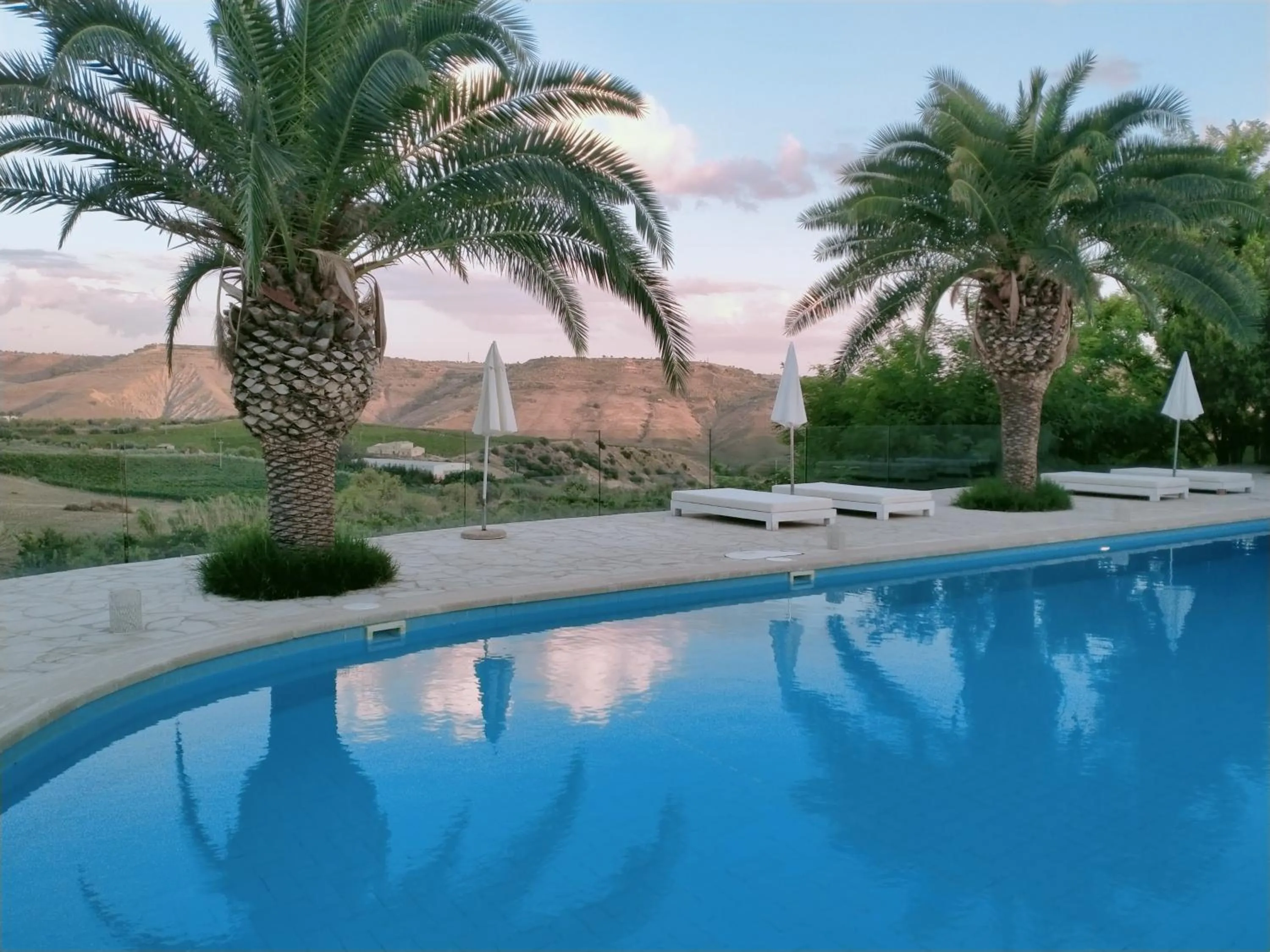 Pool view in Colle San Mauro