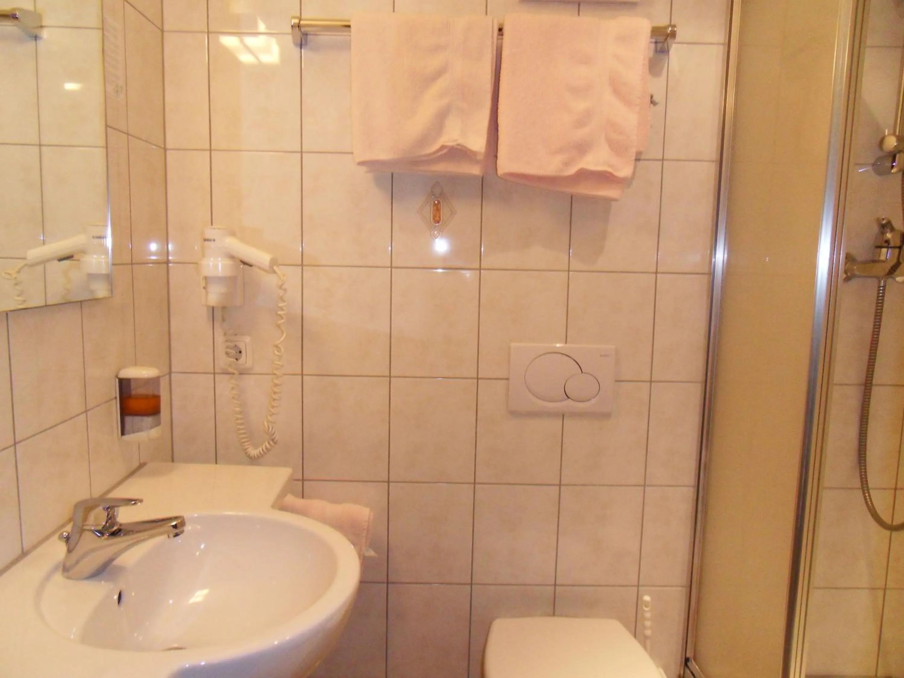 Shower in Hotel Nassereinerhof