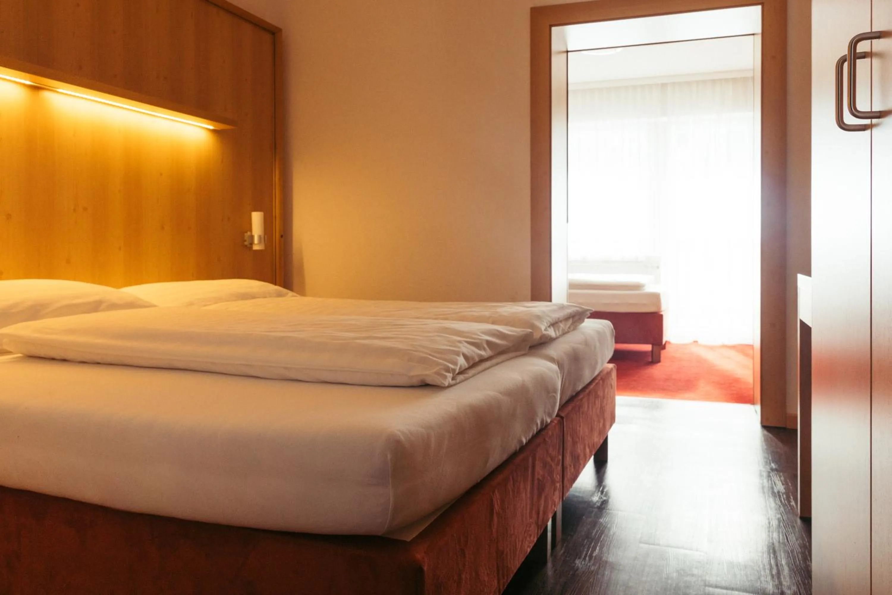 Bed in Hotel Nassereinerhof