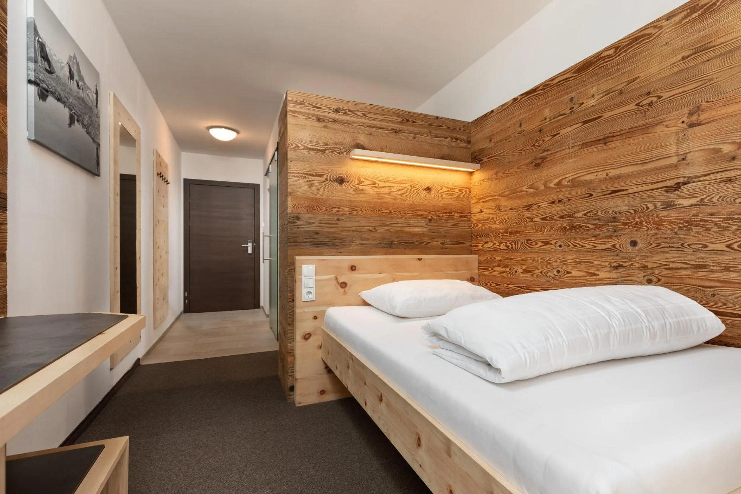 Bedroom, Bed in Hotel Nassereinerhof