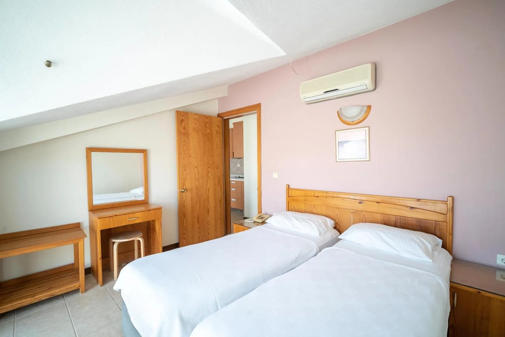 Bed in Fora Apart Hotel