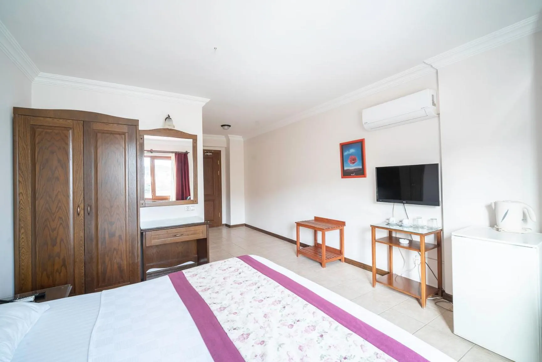 Bed in Fora Apart Hotel