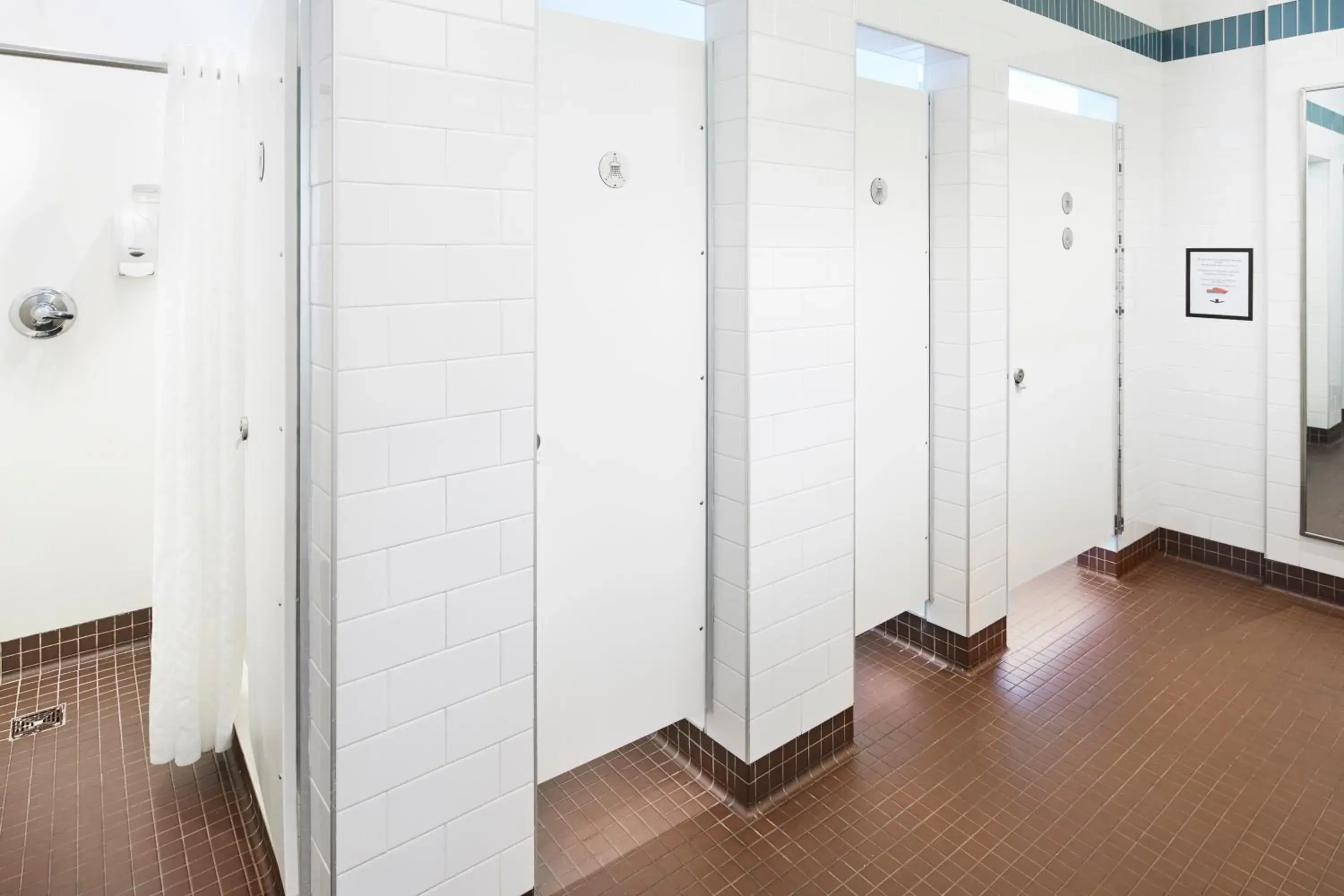 Bathroom in HI New York City Hostel Bathroom in HI New York City Hostel