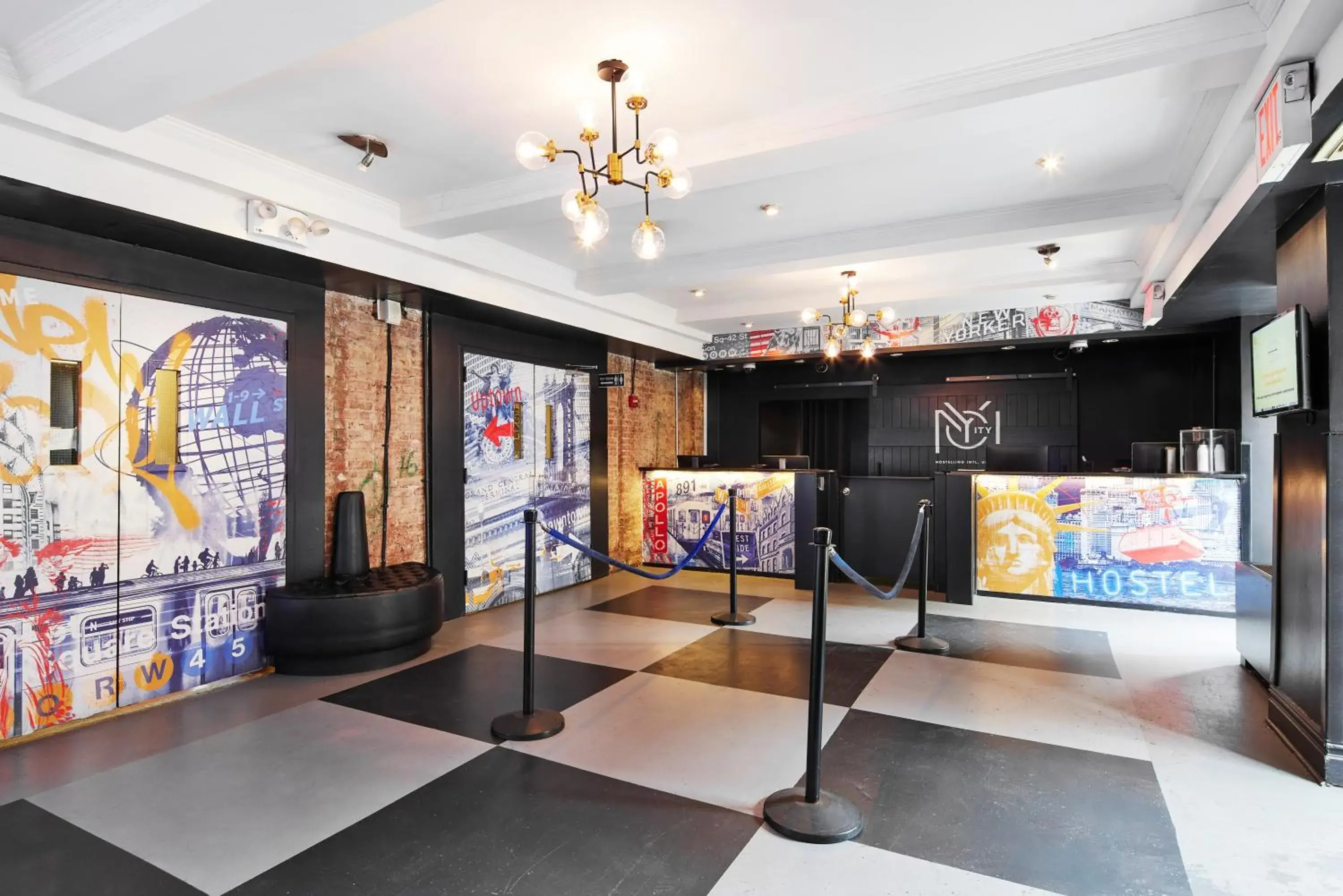 Lobby or reception in HI New York City Hostel Lobby or reception in HI New York City Hostel