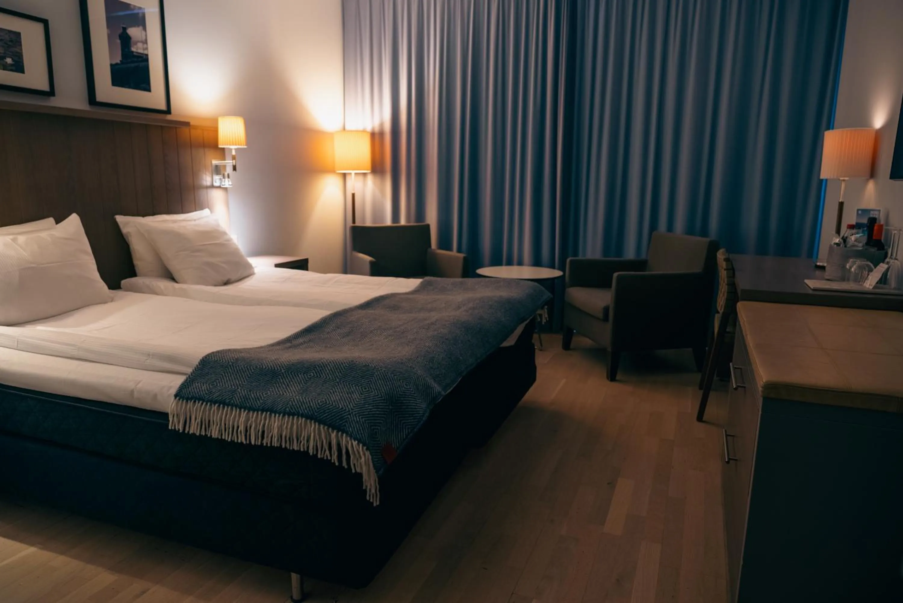 Living room, Bed in Marstrands Havshotell