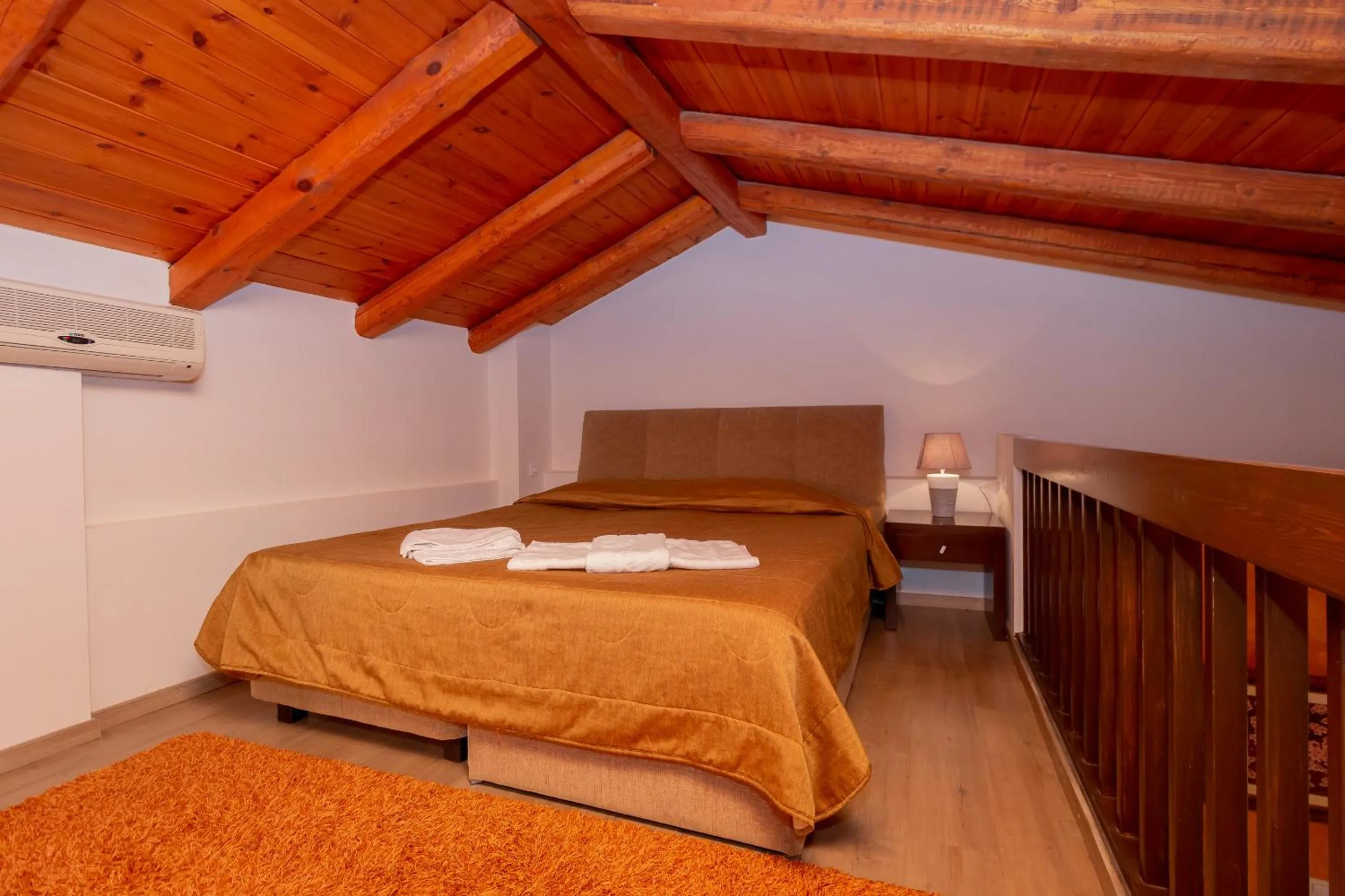 Bed in Ahilion Hotel