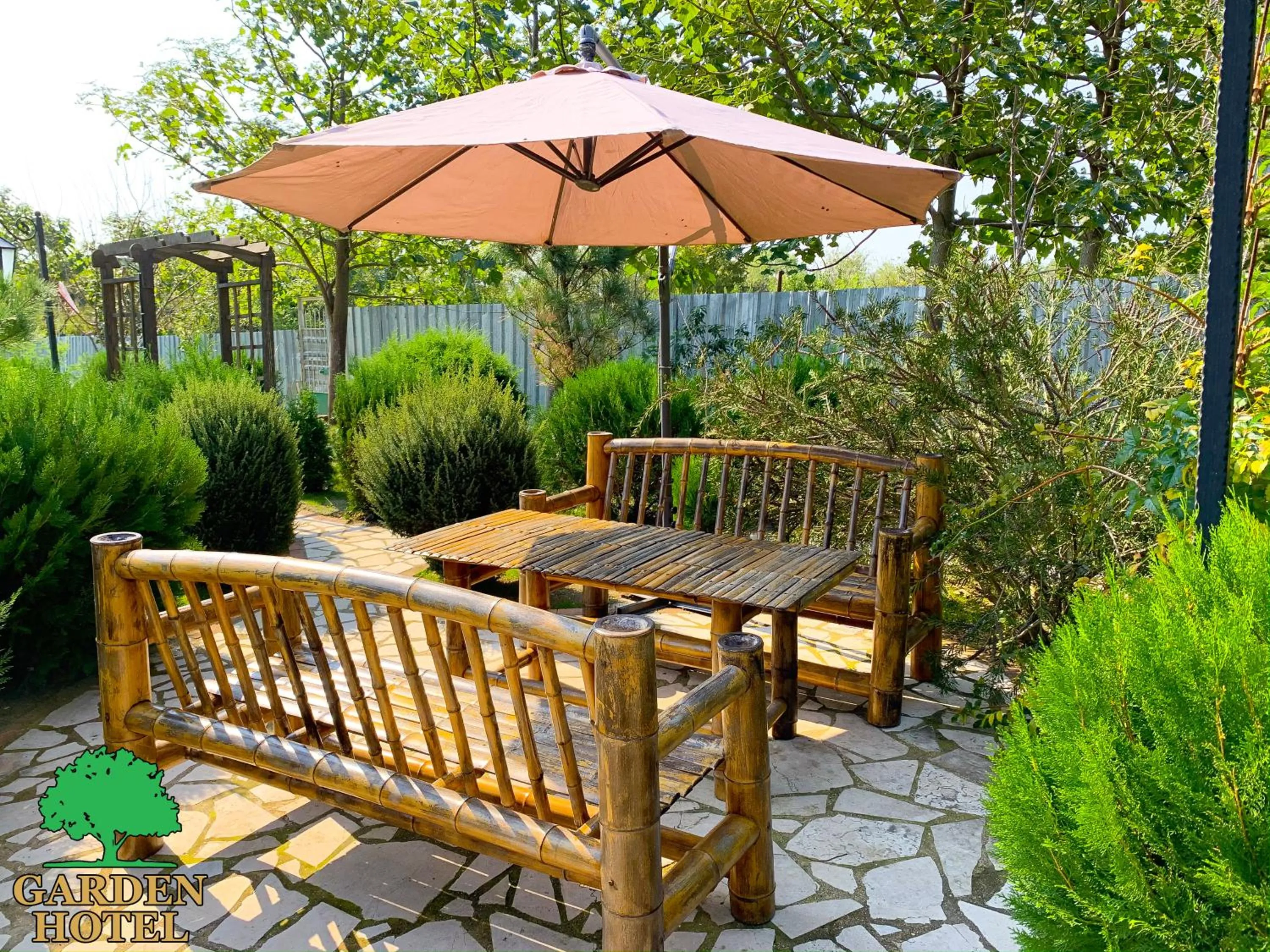 Patio in Garden Hotel