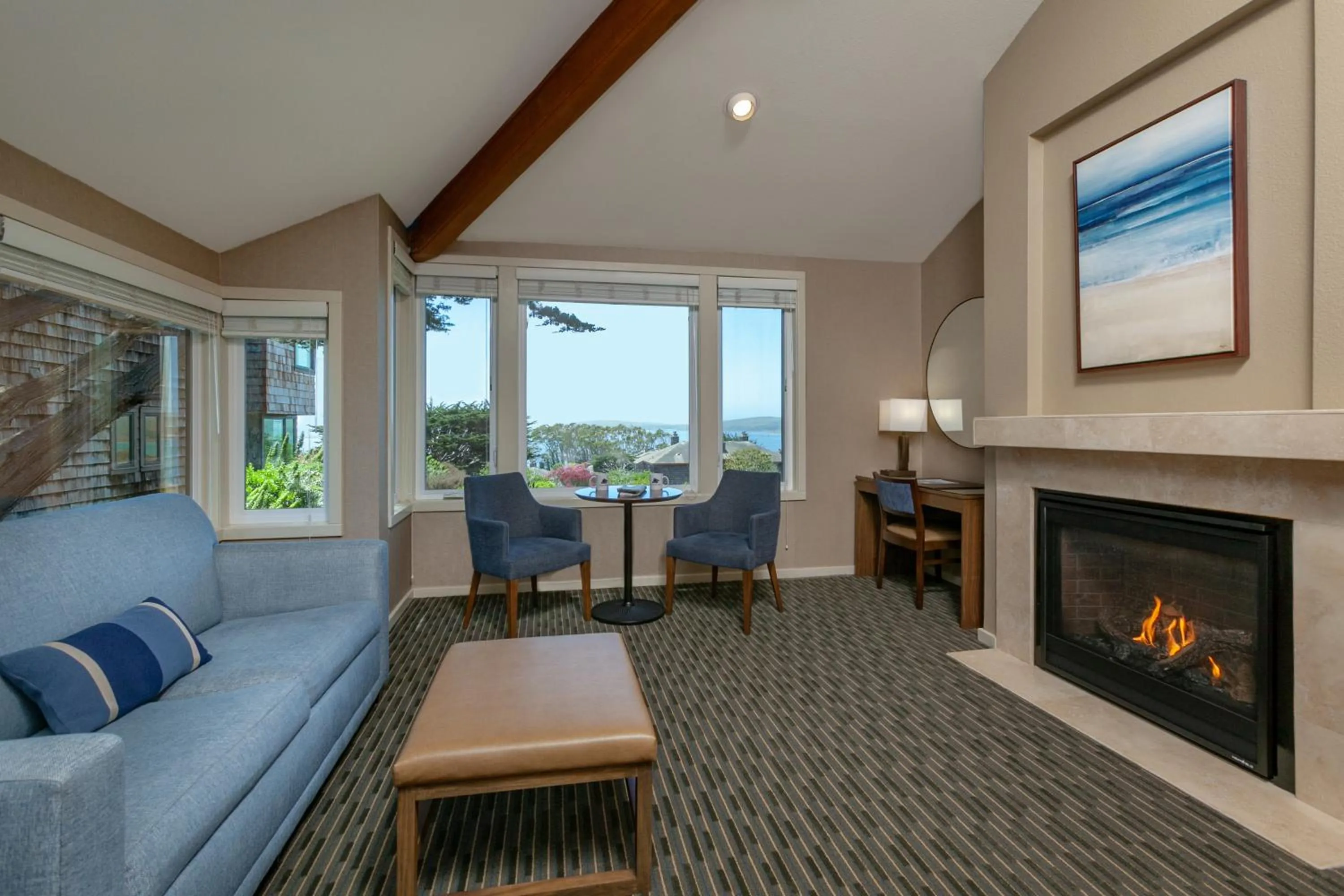 Seating area in The Inn at the Tides
