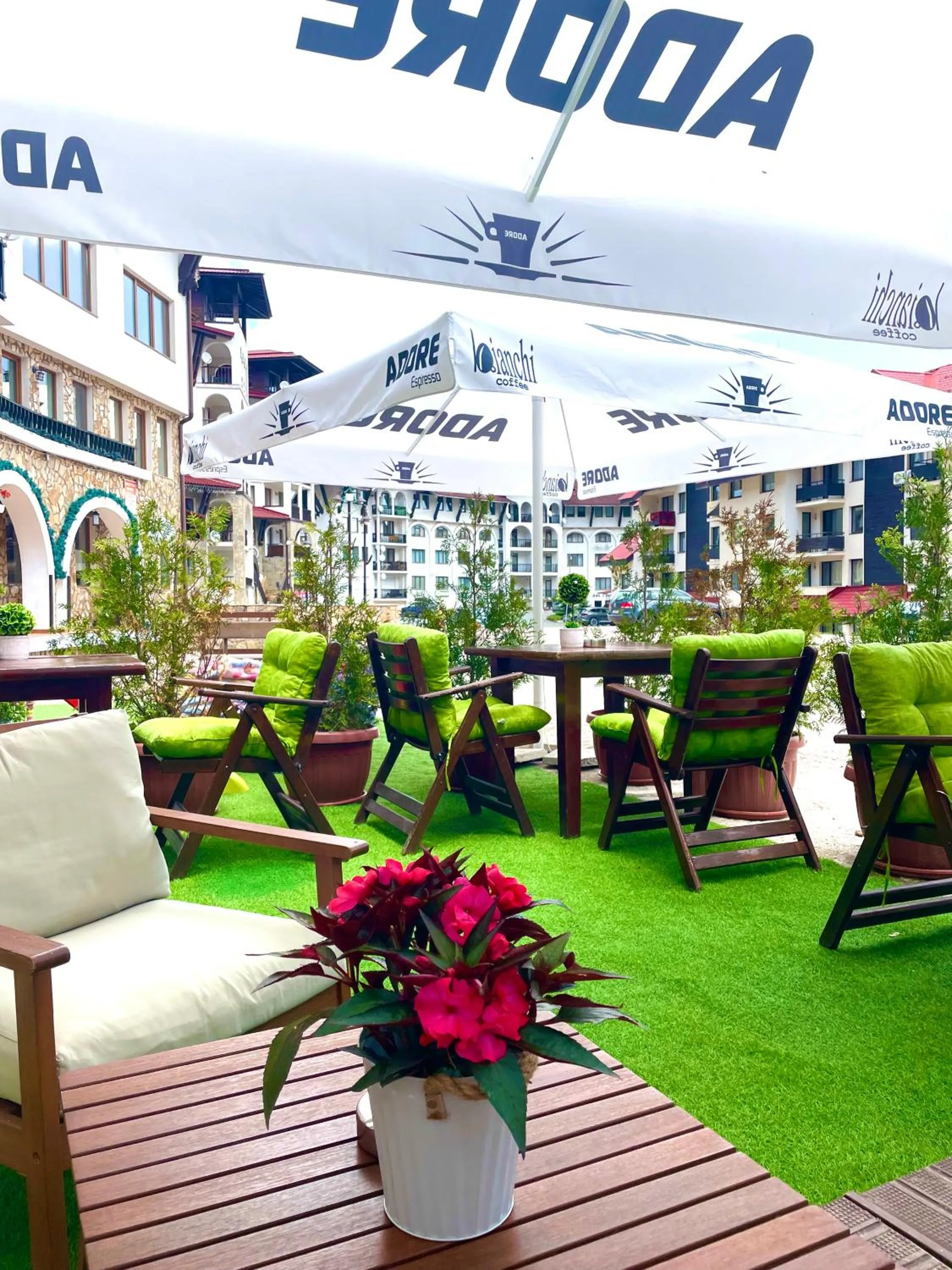 Patio in Grand Monastery Private Apartments