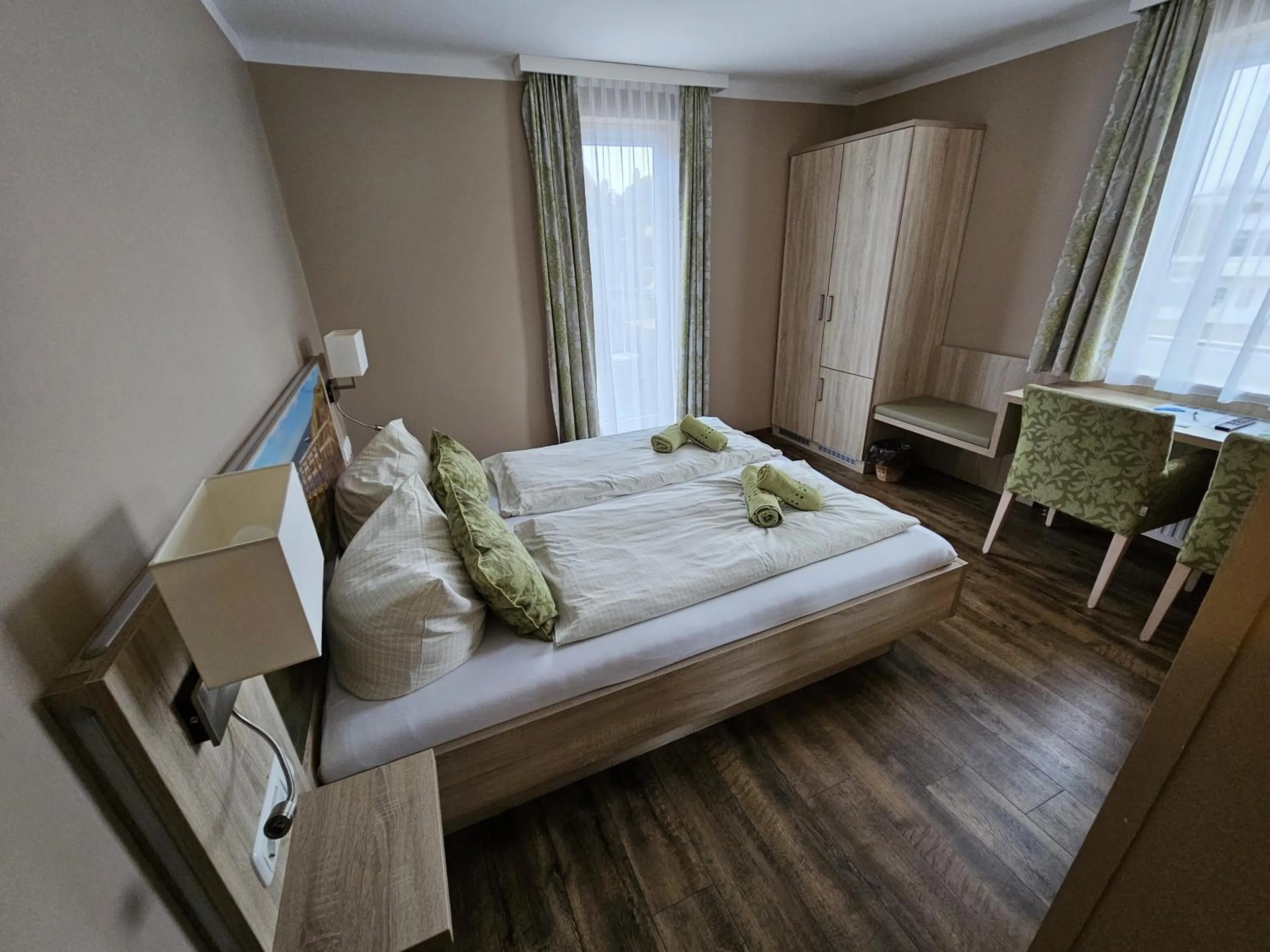 Bed in Hotel Pension Am Hafen