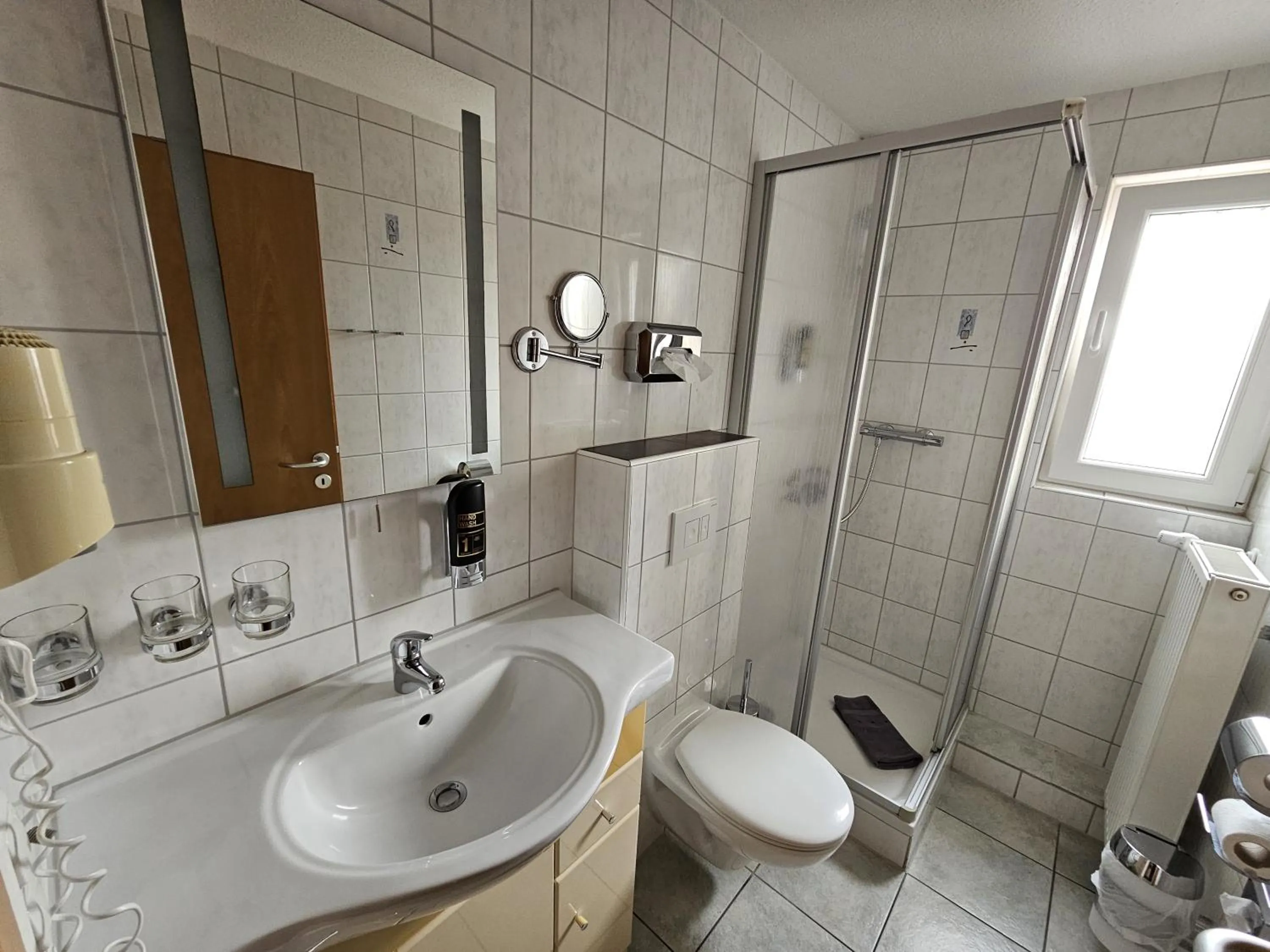 Bathroom in Hotel Pension Am Hafen