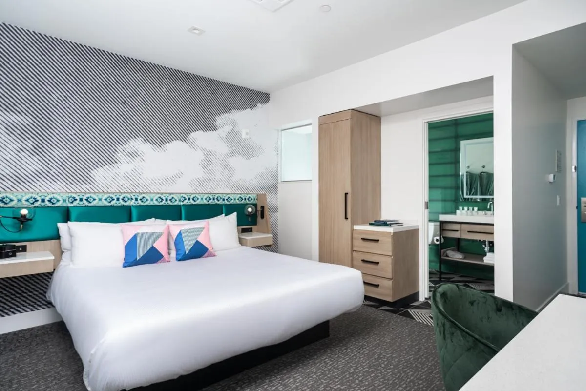 Bed in Bellanca Hotel