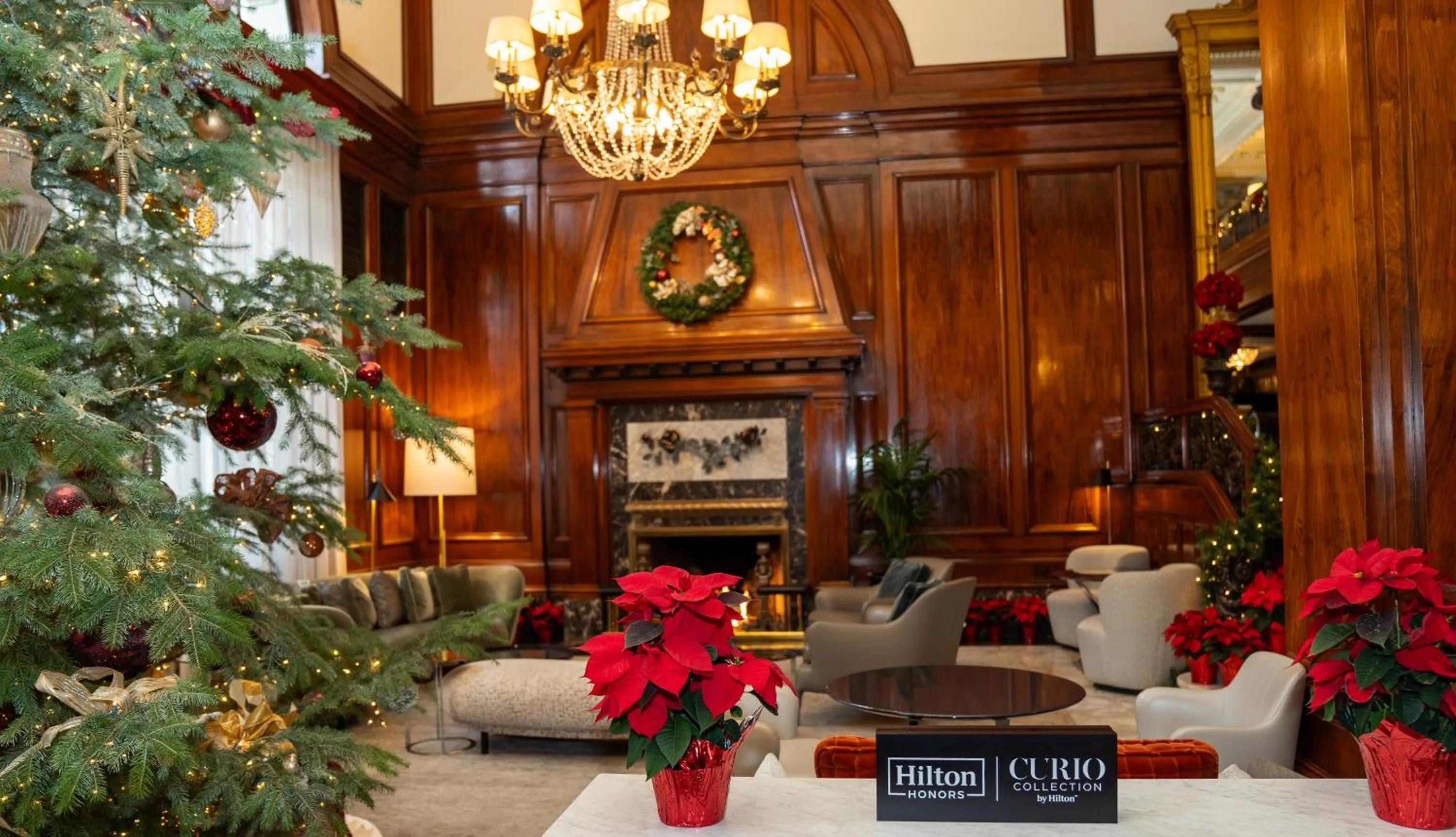 Lobby or reception in The Benson Portland, Curio Collection by Hilton