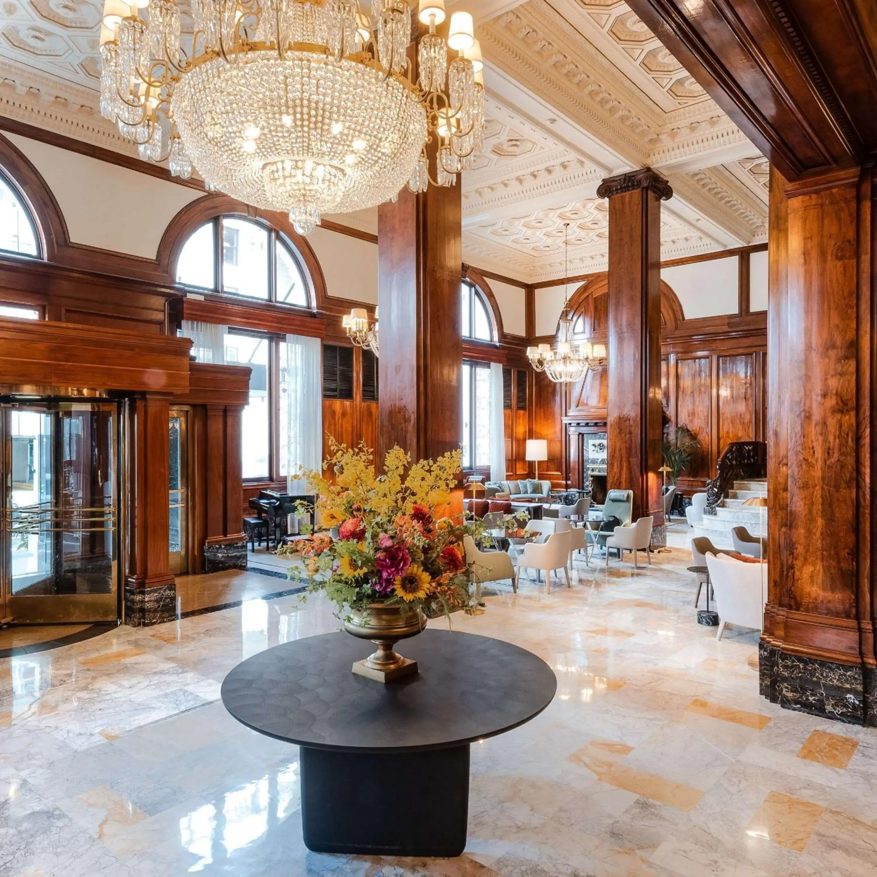 Lobby or reception in The Benson Portland, Curio Collection by Hilton Lobby or reception in The Benson Portland, Curio Collection by Hilton